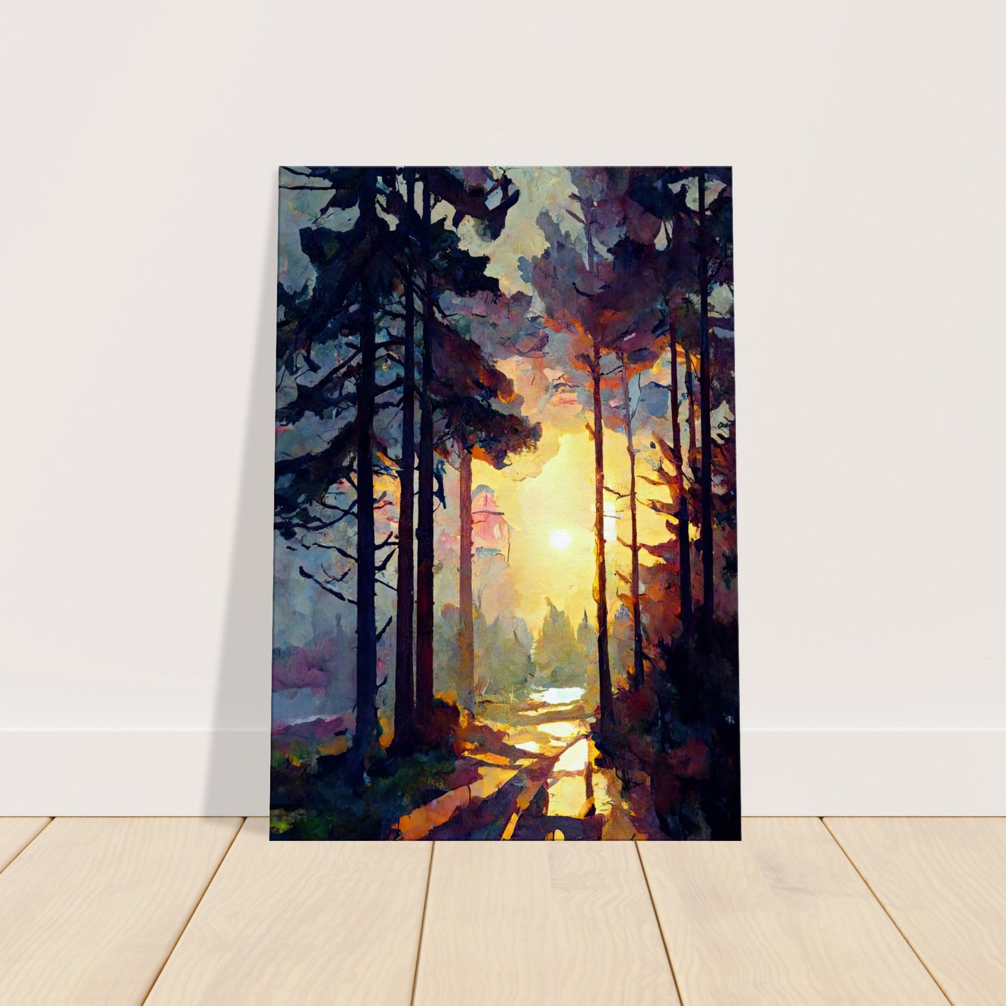 Pink Winter Morning II - Canvas