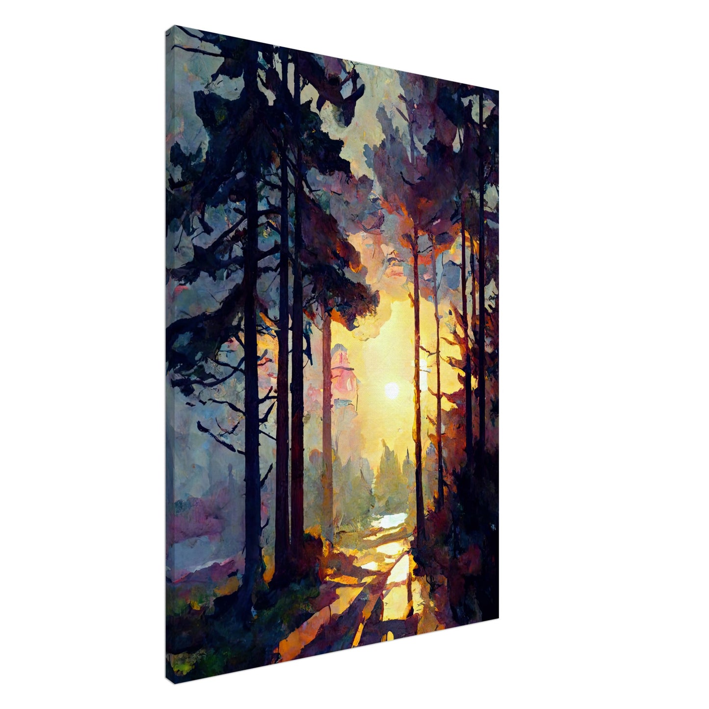 Pink Winter Morning II - Canvas