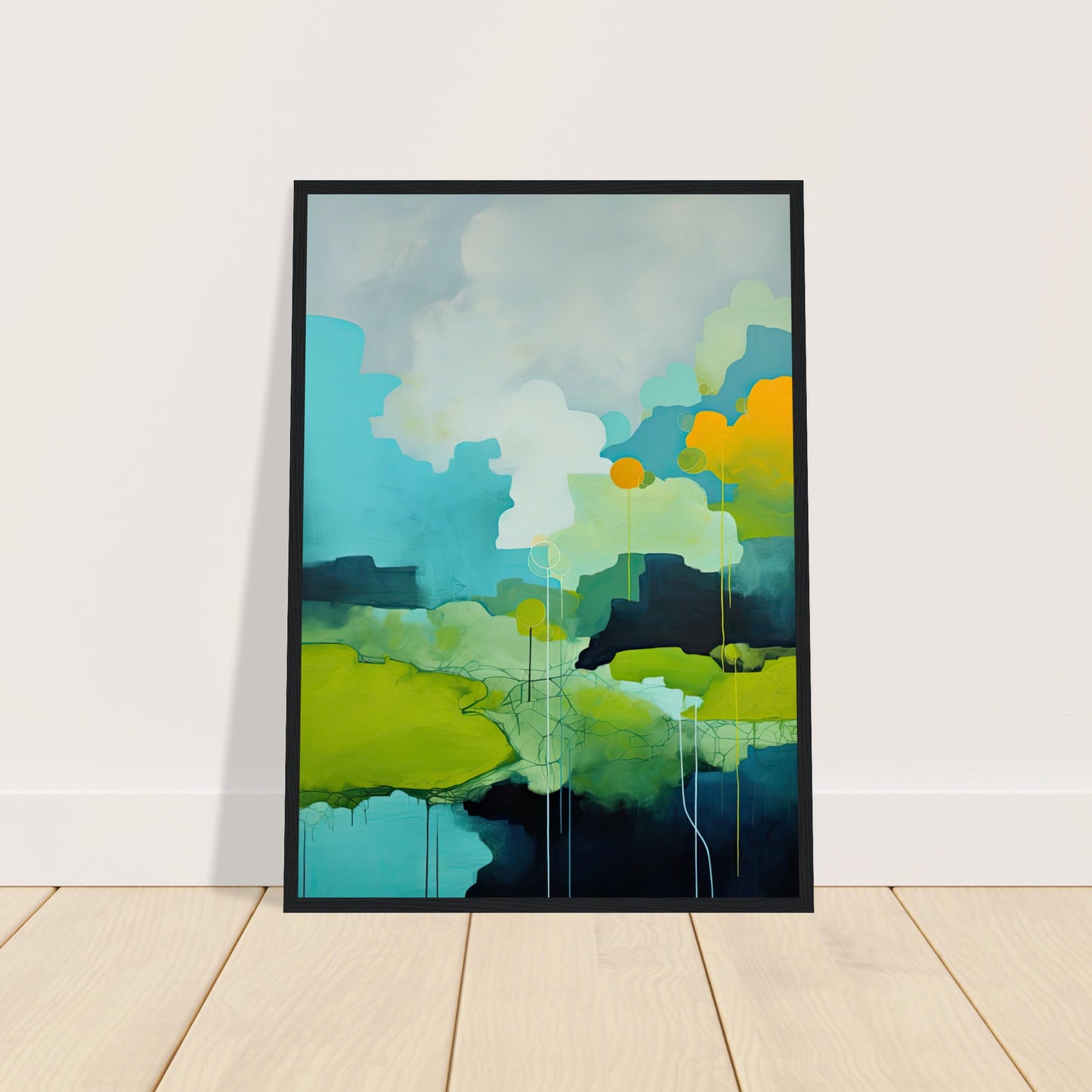 Portentous Skies I - Wooden Framed Print