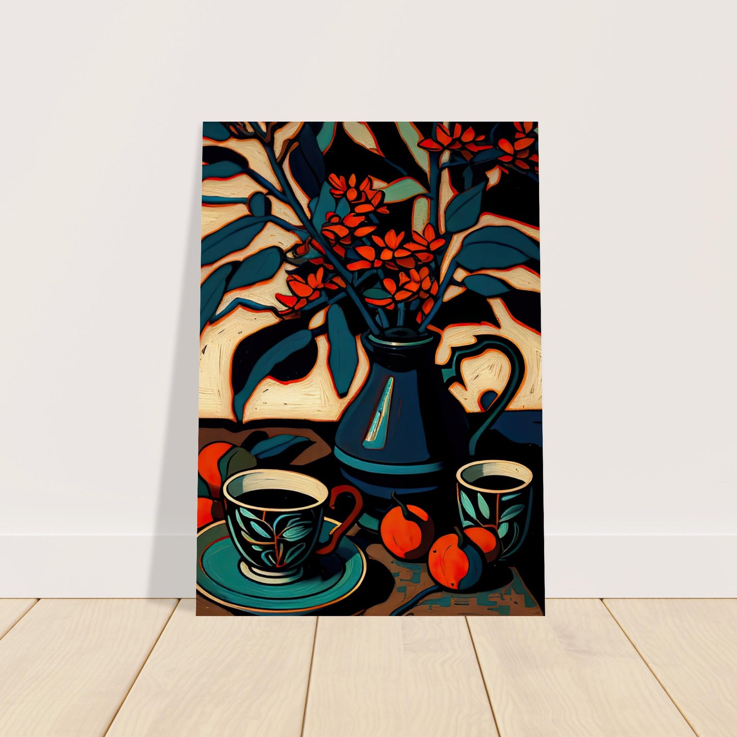 Coffee & Blooms - Unframed Print