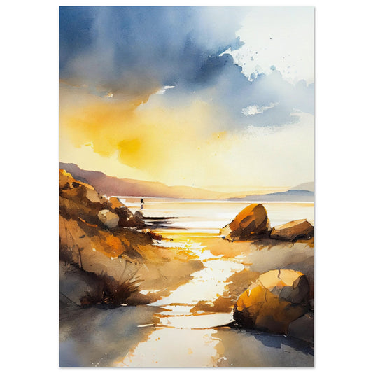 Traigh Mhor Sunset II - Unframed Print