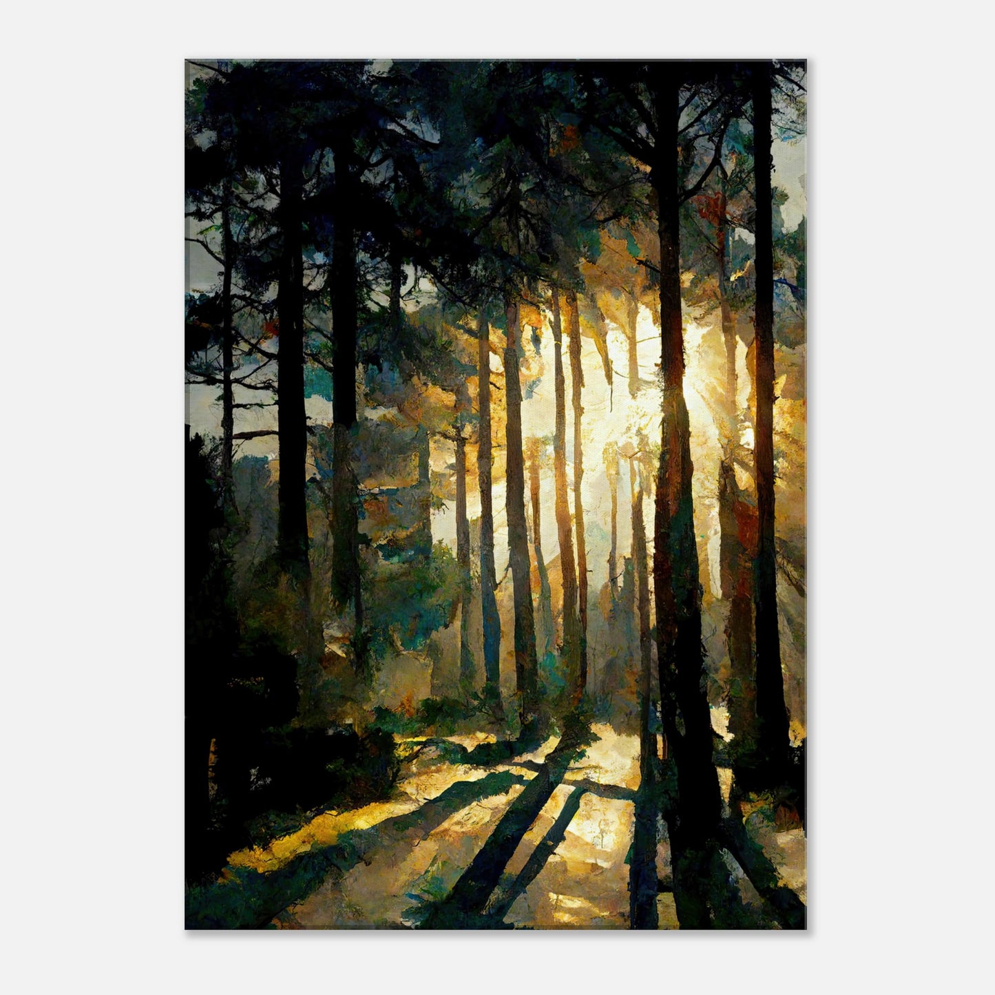 Pine Forest Sunrise I - Canvas