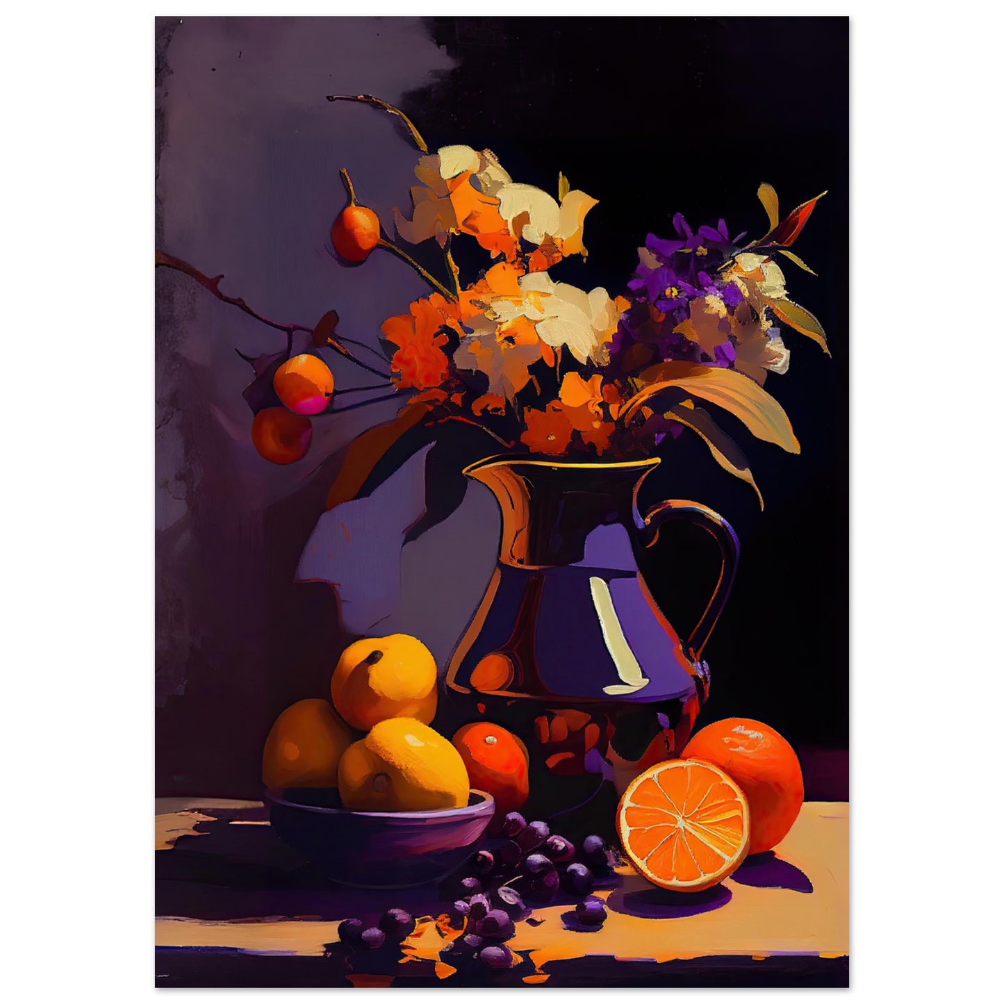 Opulent Contrasts - Unframed Print