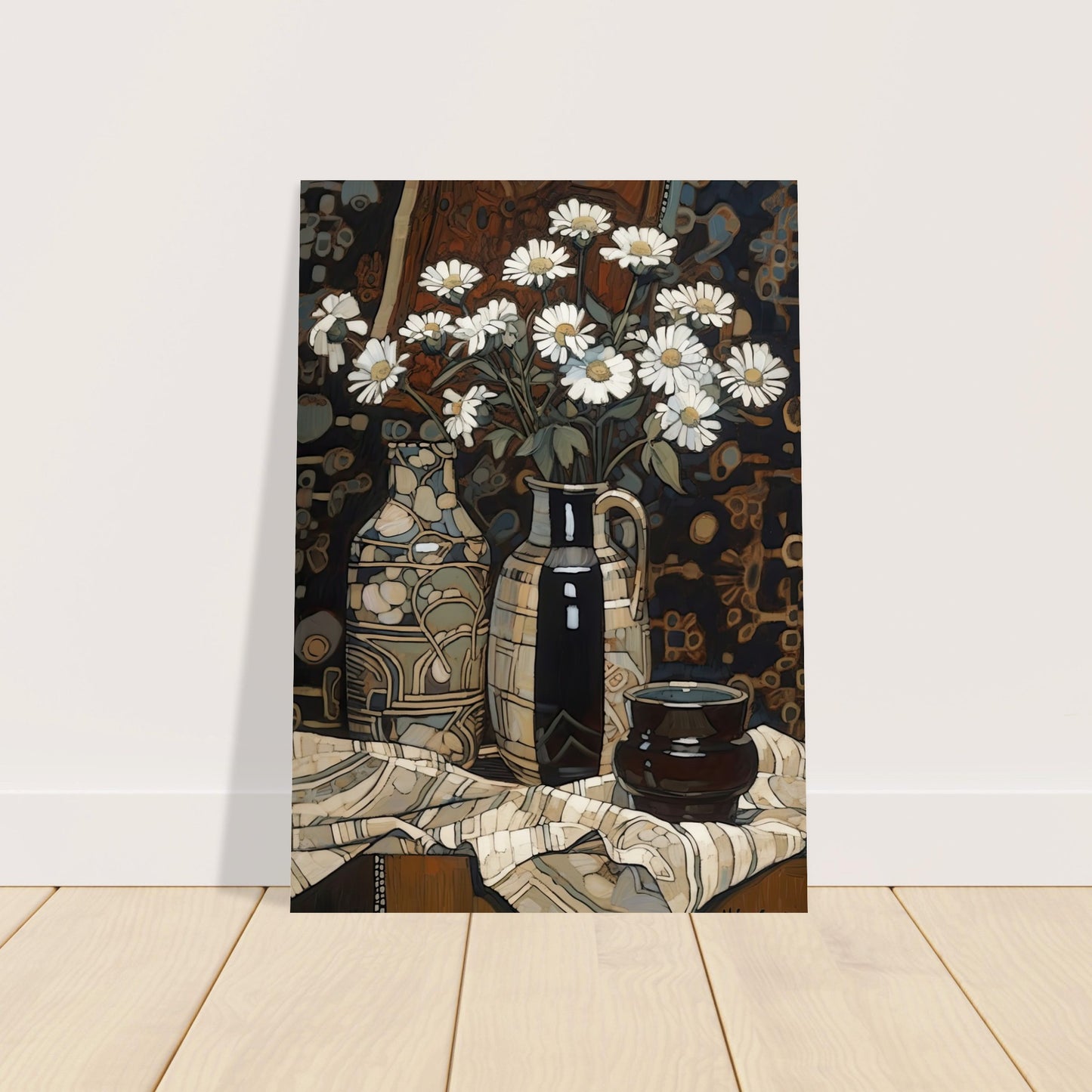 Deco Daisies I - Unframed Print