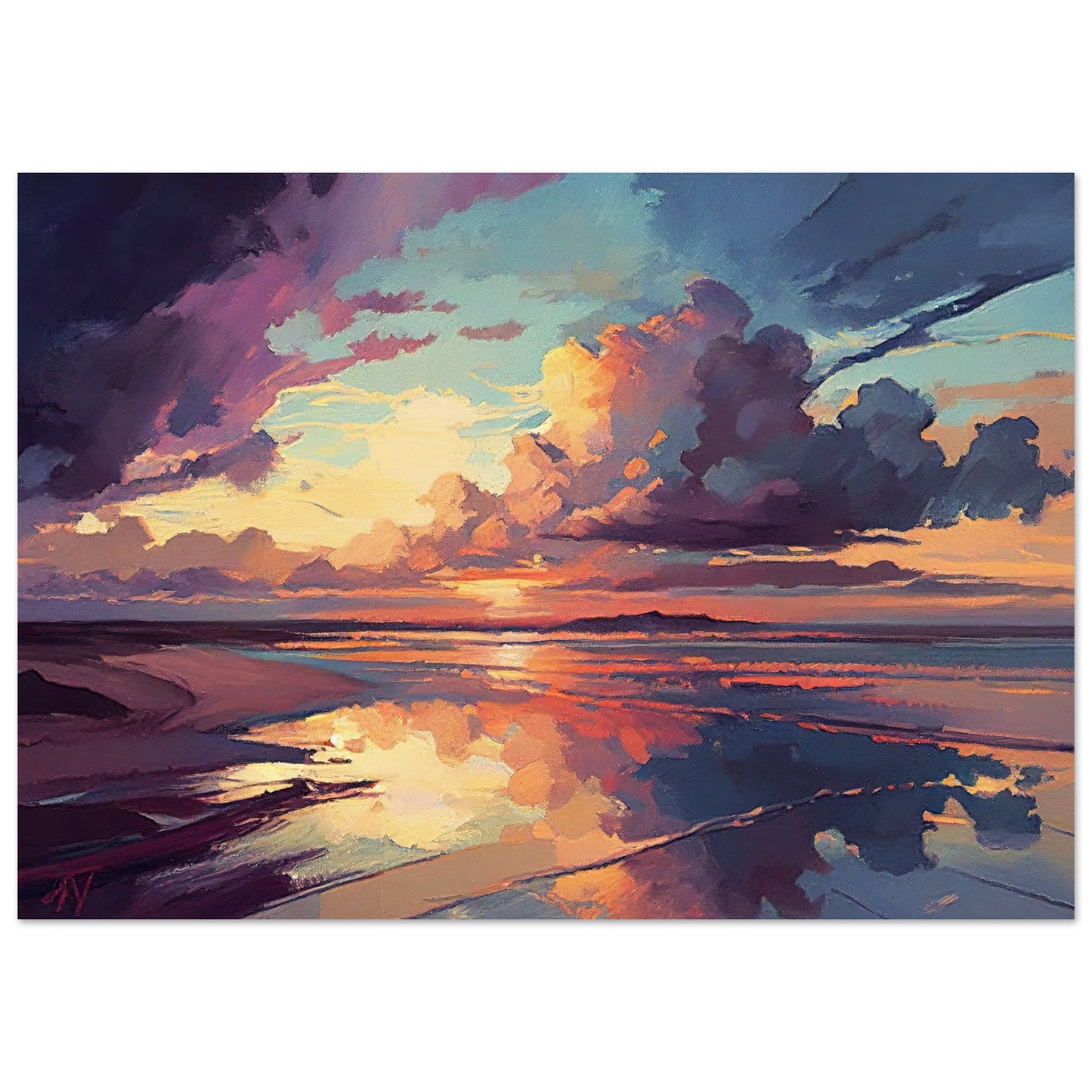 Amethyst Sunset II - Unframed Print