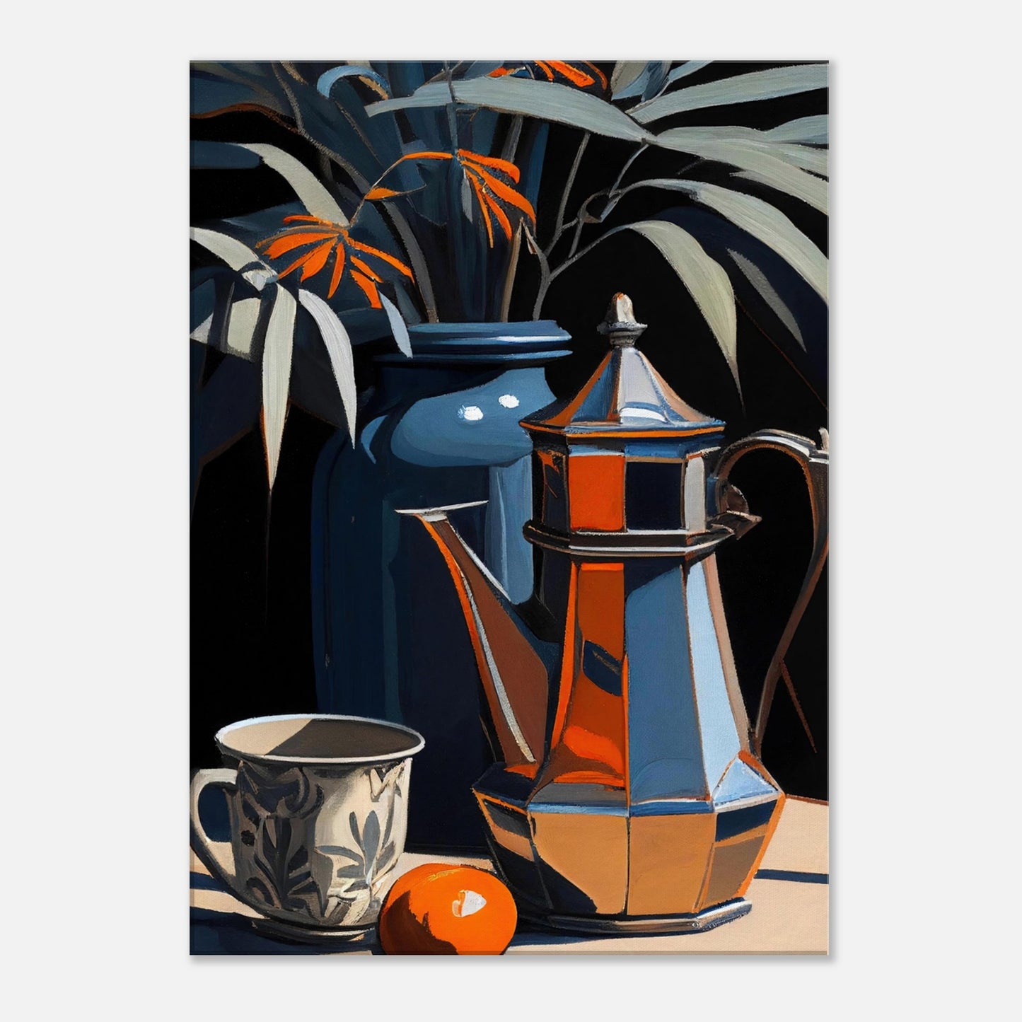 Coffee Pot Reflections - Canvas