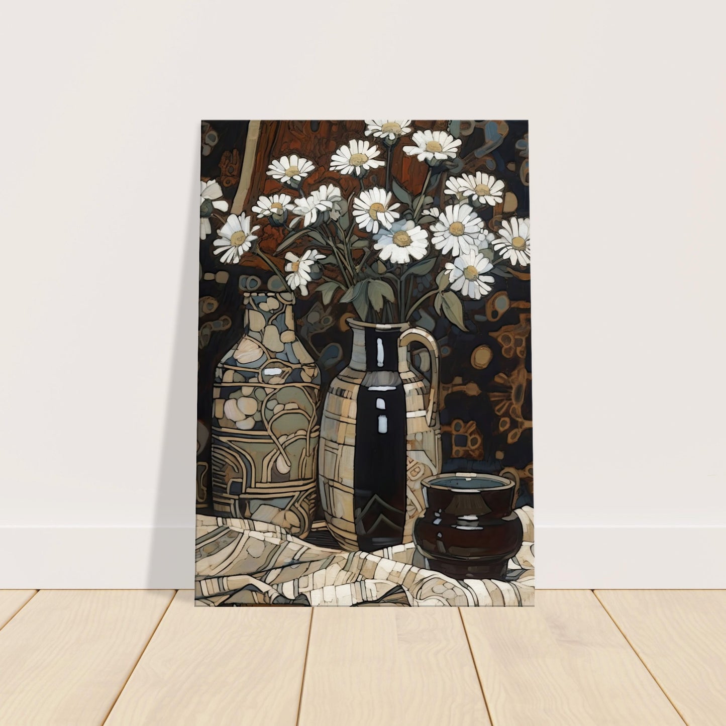 Deco Daisies I - Canvas