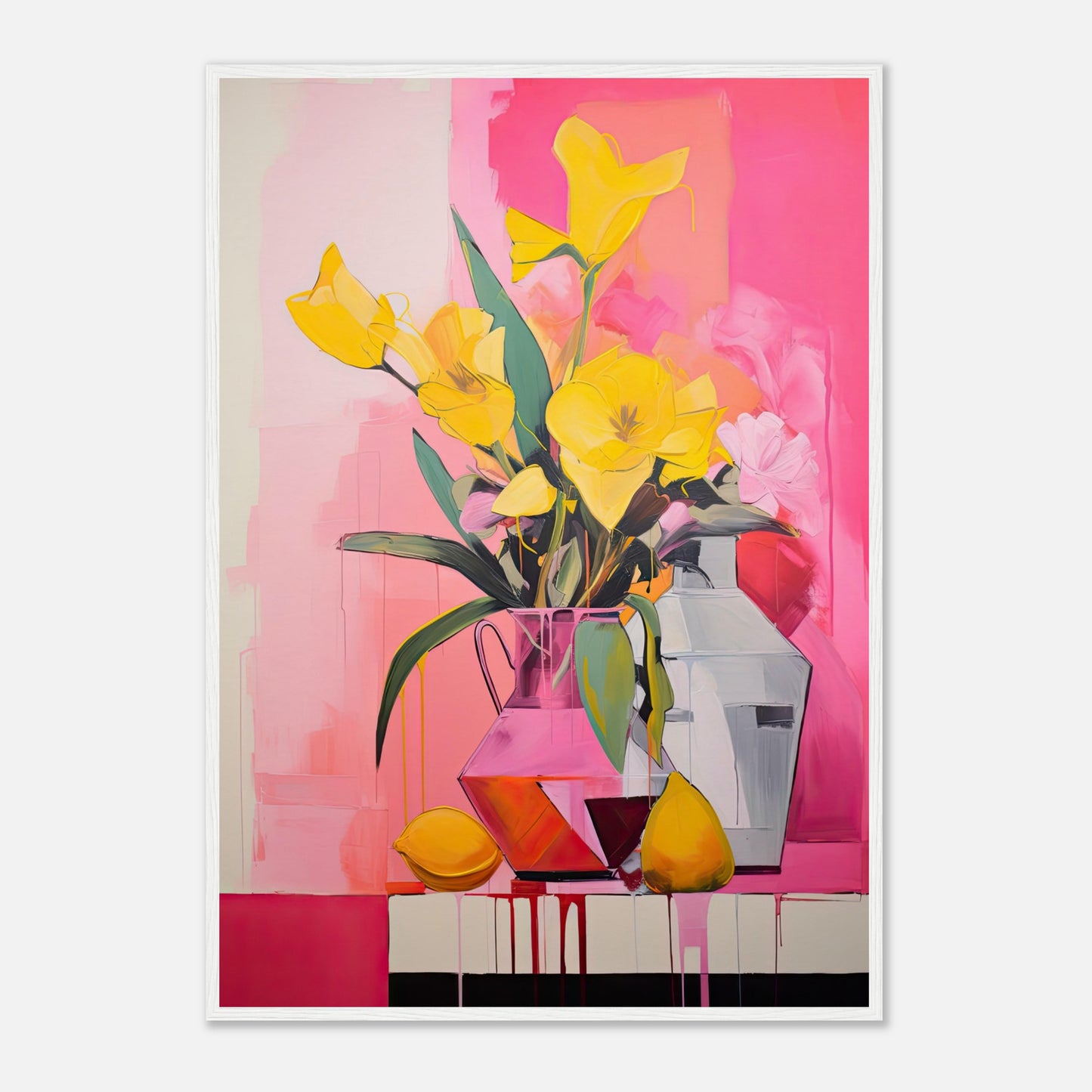 Radiant Blooms II - Wooden Framed Print