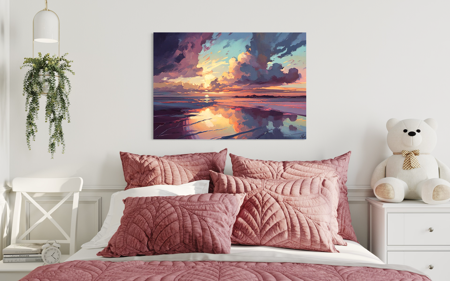 Amethyst Sunset I - Canvas Wall Art