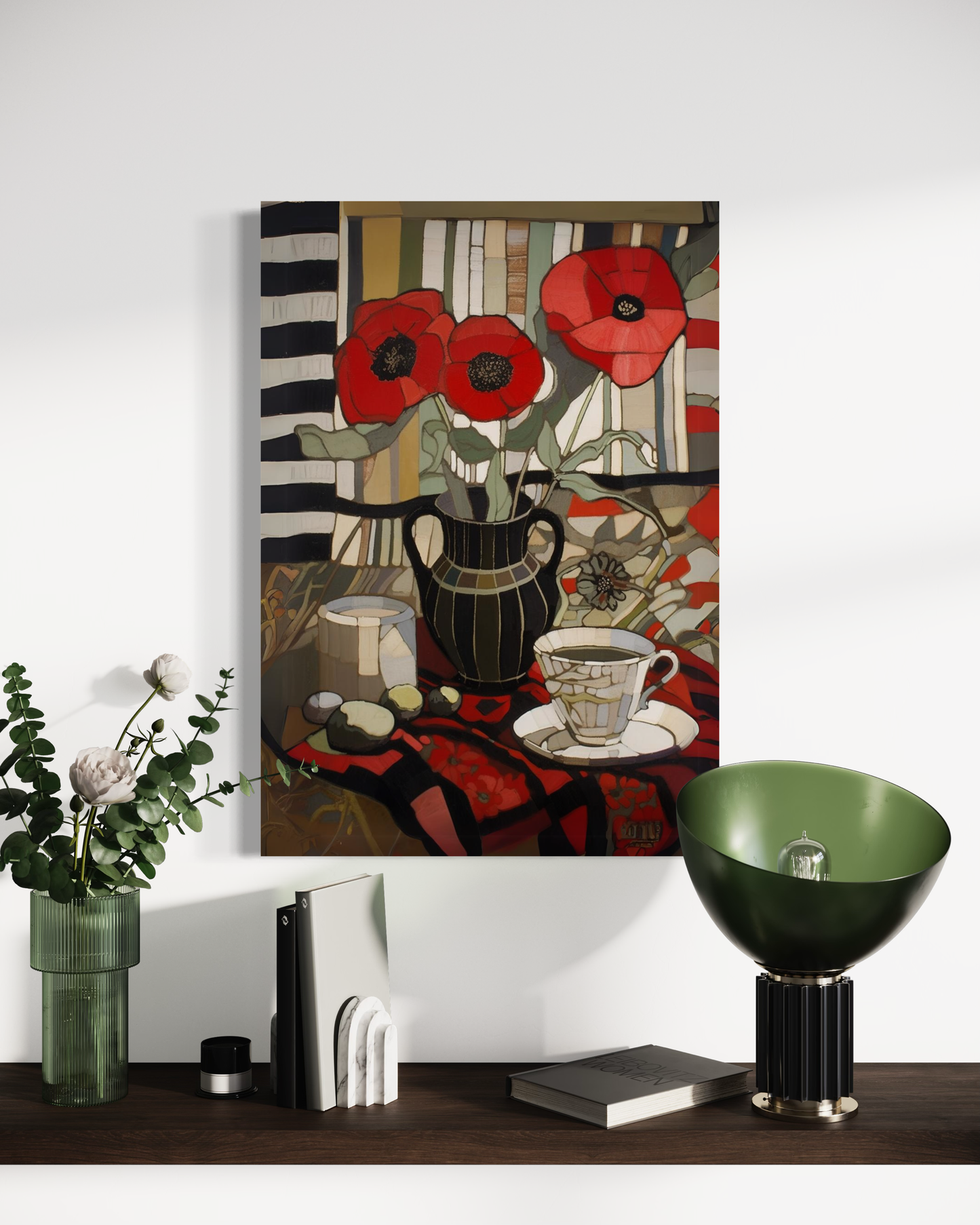 Painterly Poppies 2 - Digital Art Download (Multiple Aspect Ratios)