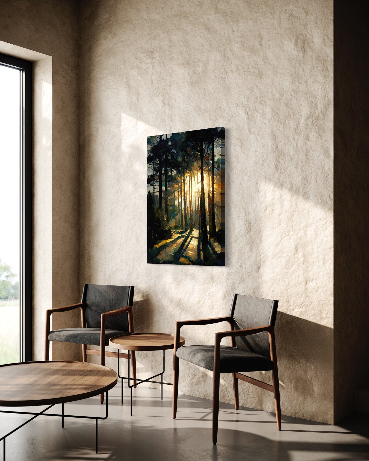 Pine Forest Sunrise I - Canvas