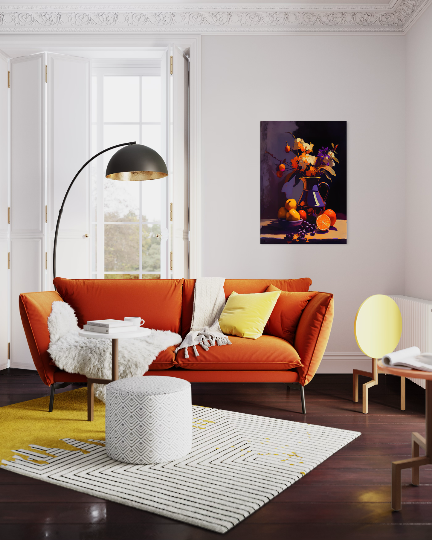 Opulent Contrasts - Canvas
