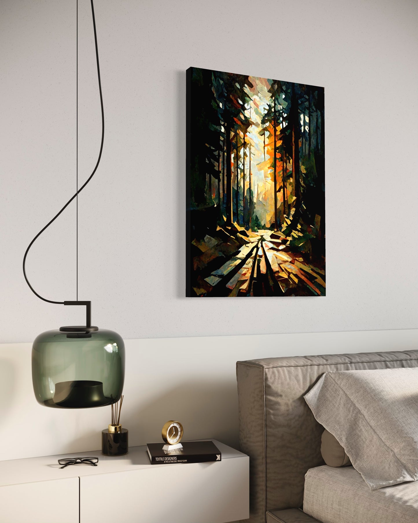 Pine Forest Sunrise II - Canvas