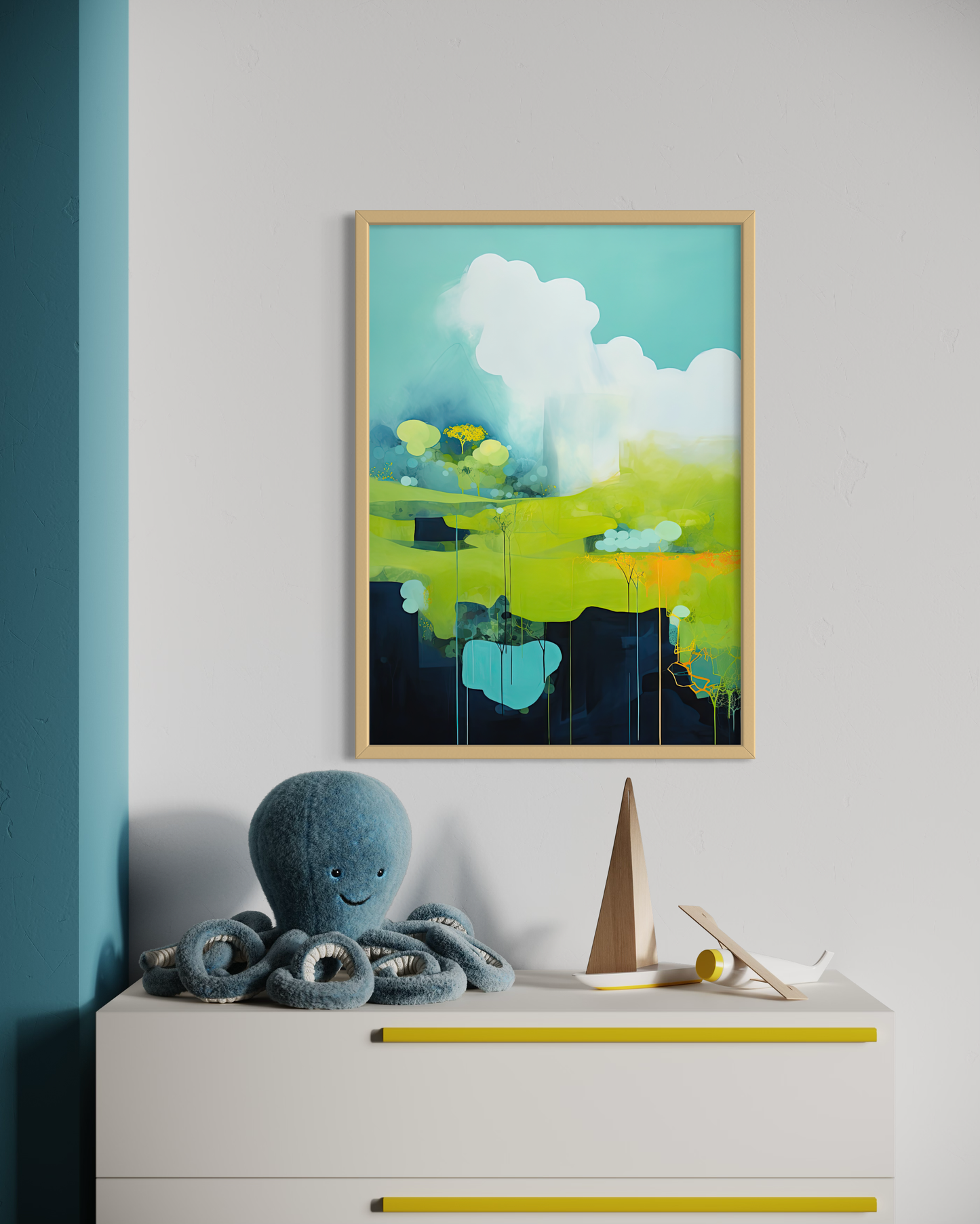 Portentous Skies II - Wooden Framed Print