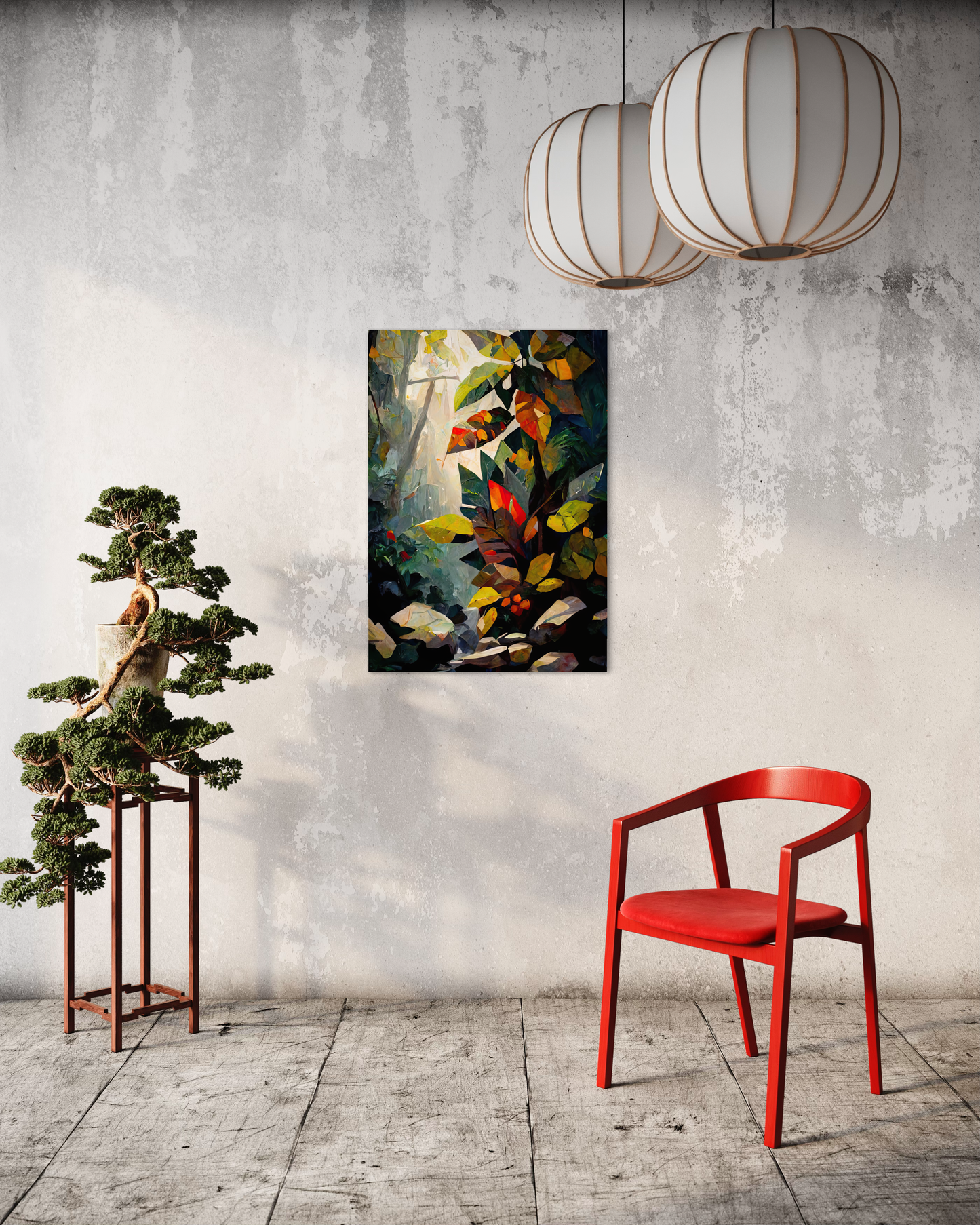 Rainforest Colour II - Canvas
