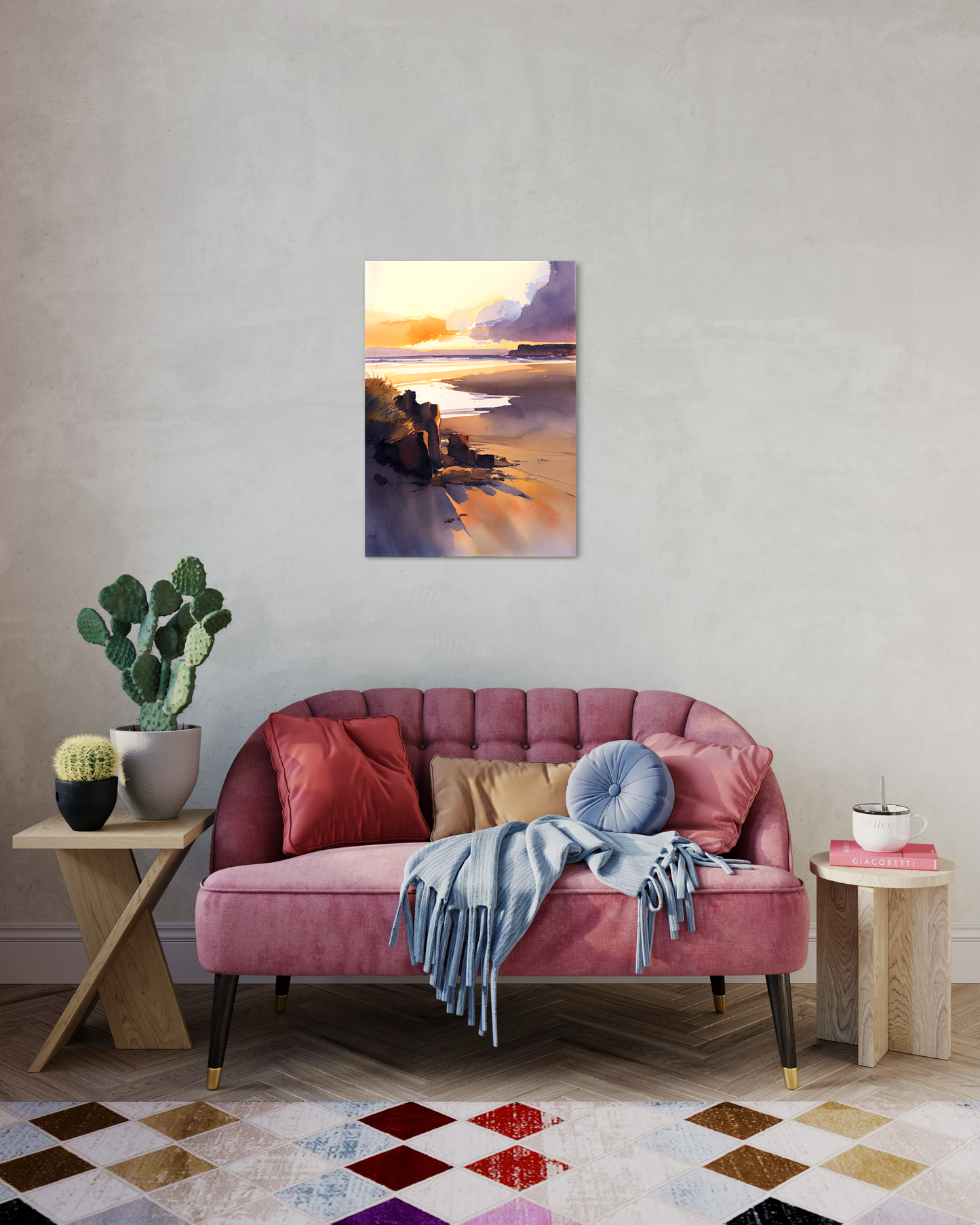 Traigh Mhor Sunset I - Canvas Art