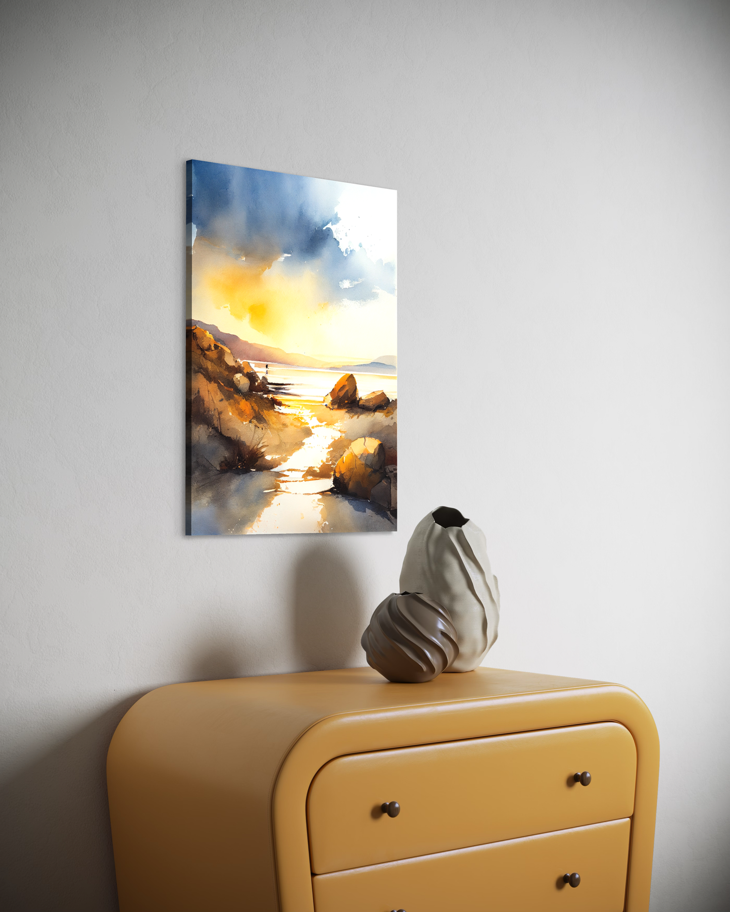 Traigh Mhor Sunset II - Canvas Art