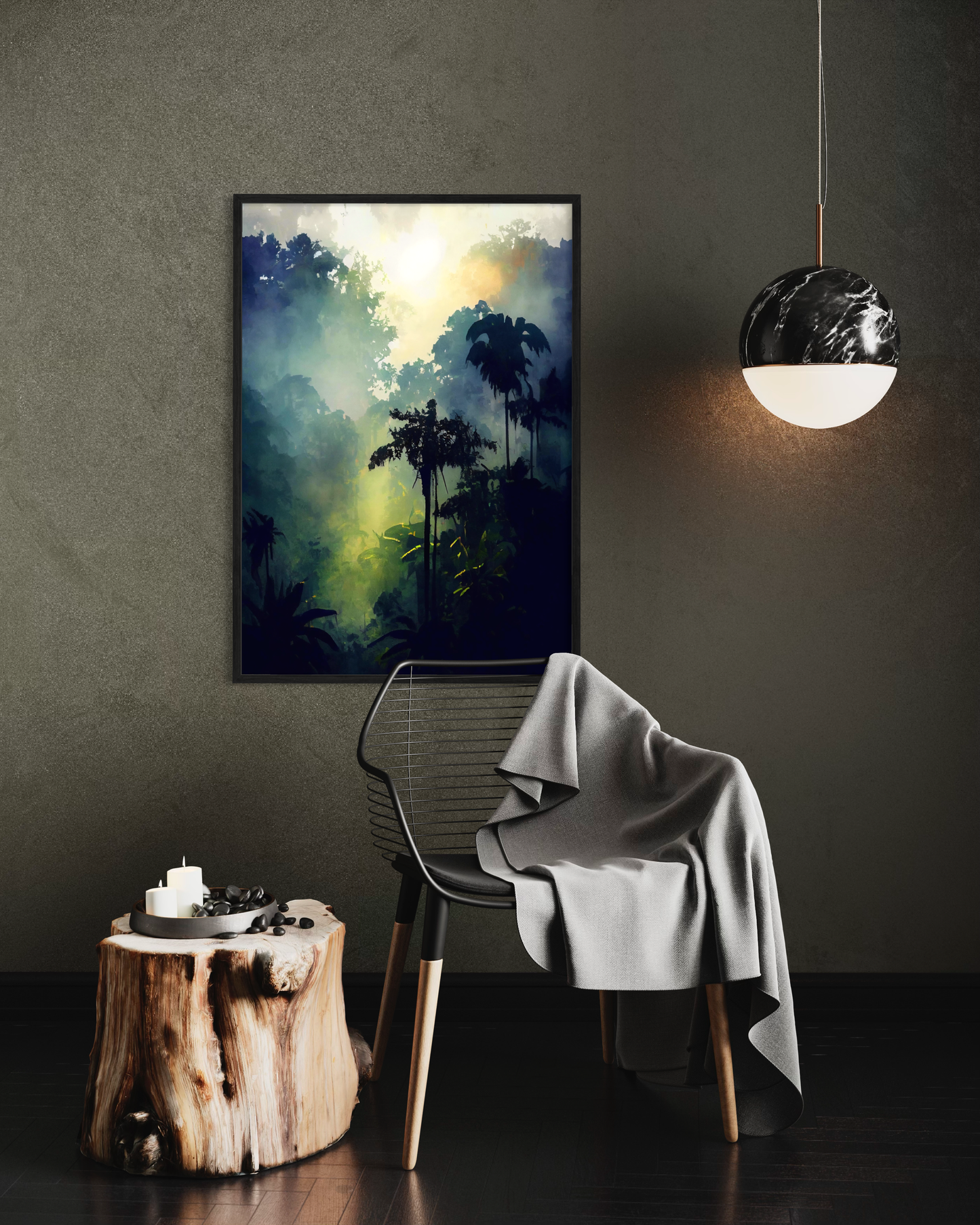Tropical Haze I - Wooden Framed Print