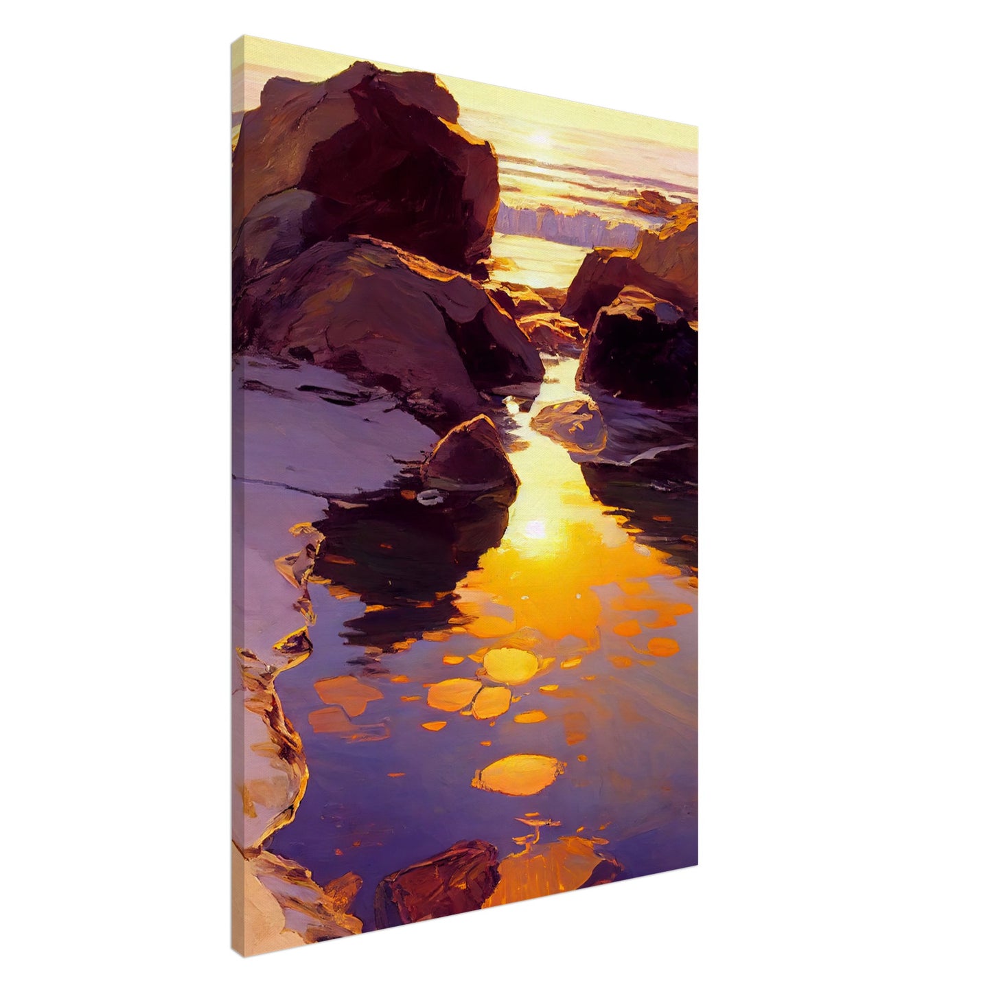 Shimmering Rockpool I - Canvas