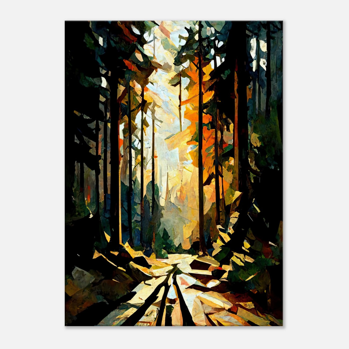 Pine Forest Sunrise II - Canvas