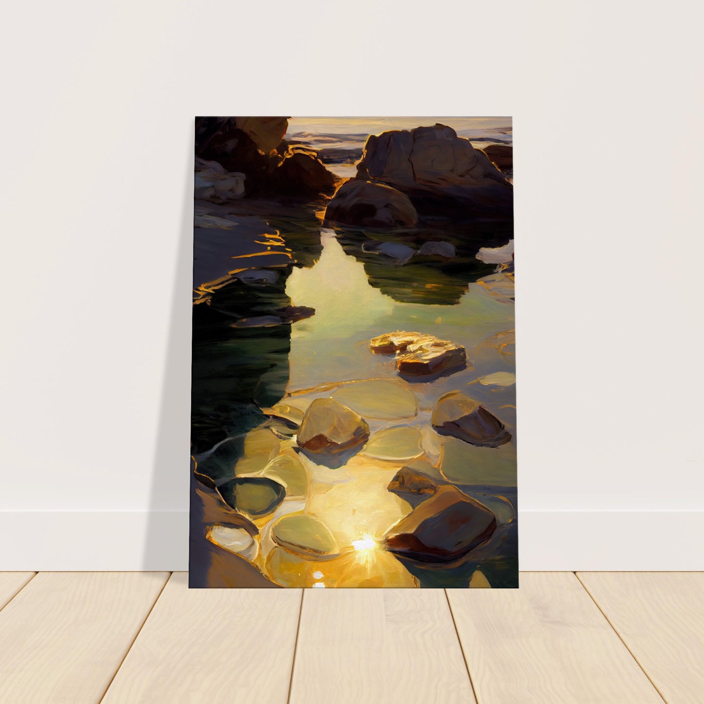Shimmering Rockpool II - Canvas