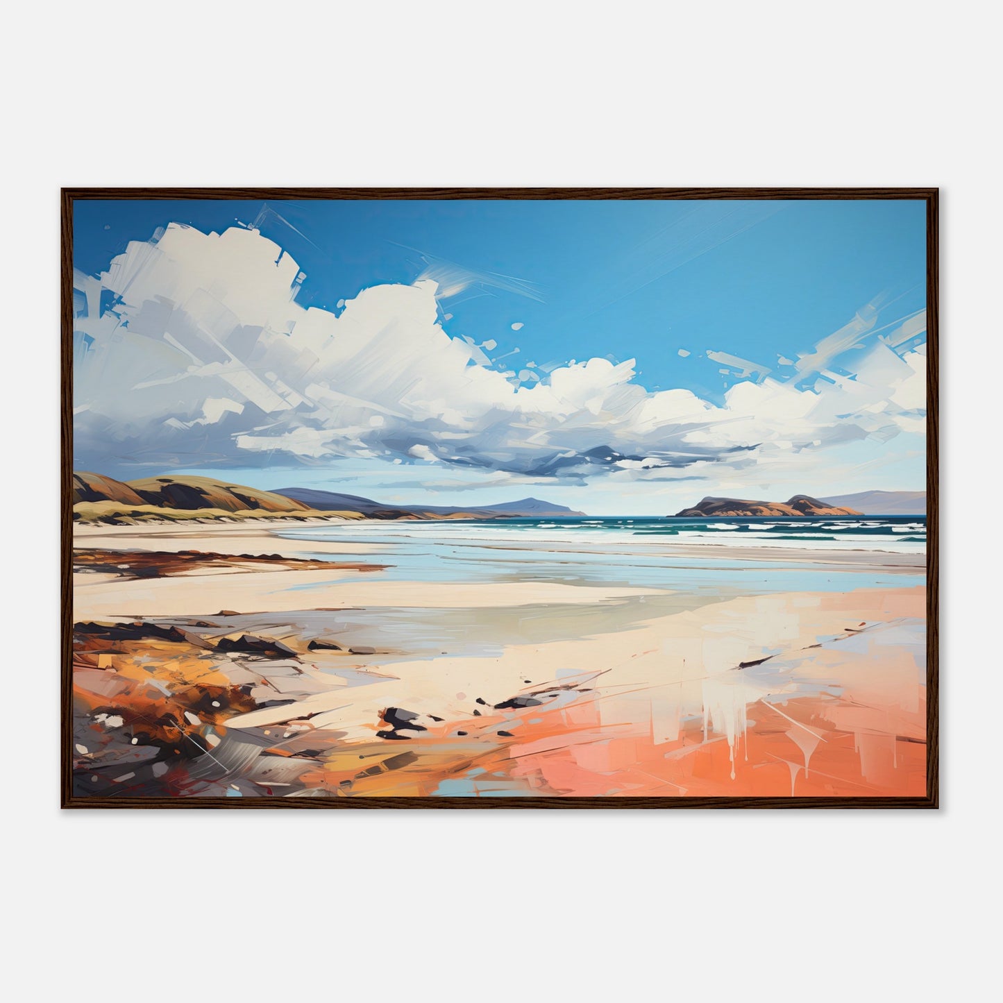 Bay of Fires II - Wooden Framed Print