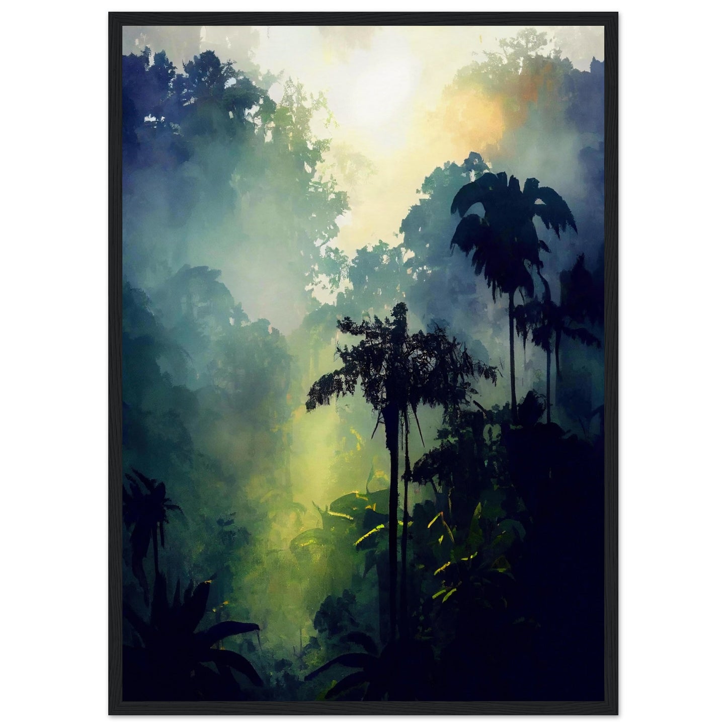 Tropical Haze I - Wooden Framed Print