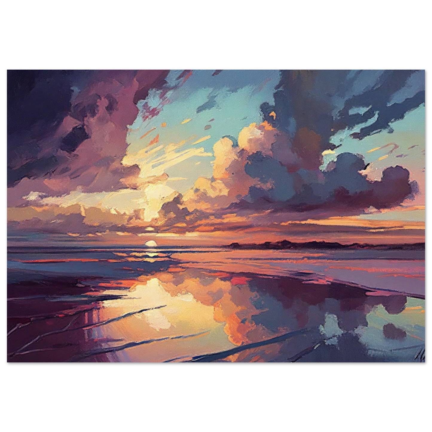 Amethyst Sunset I - Unframed Print