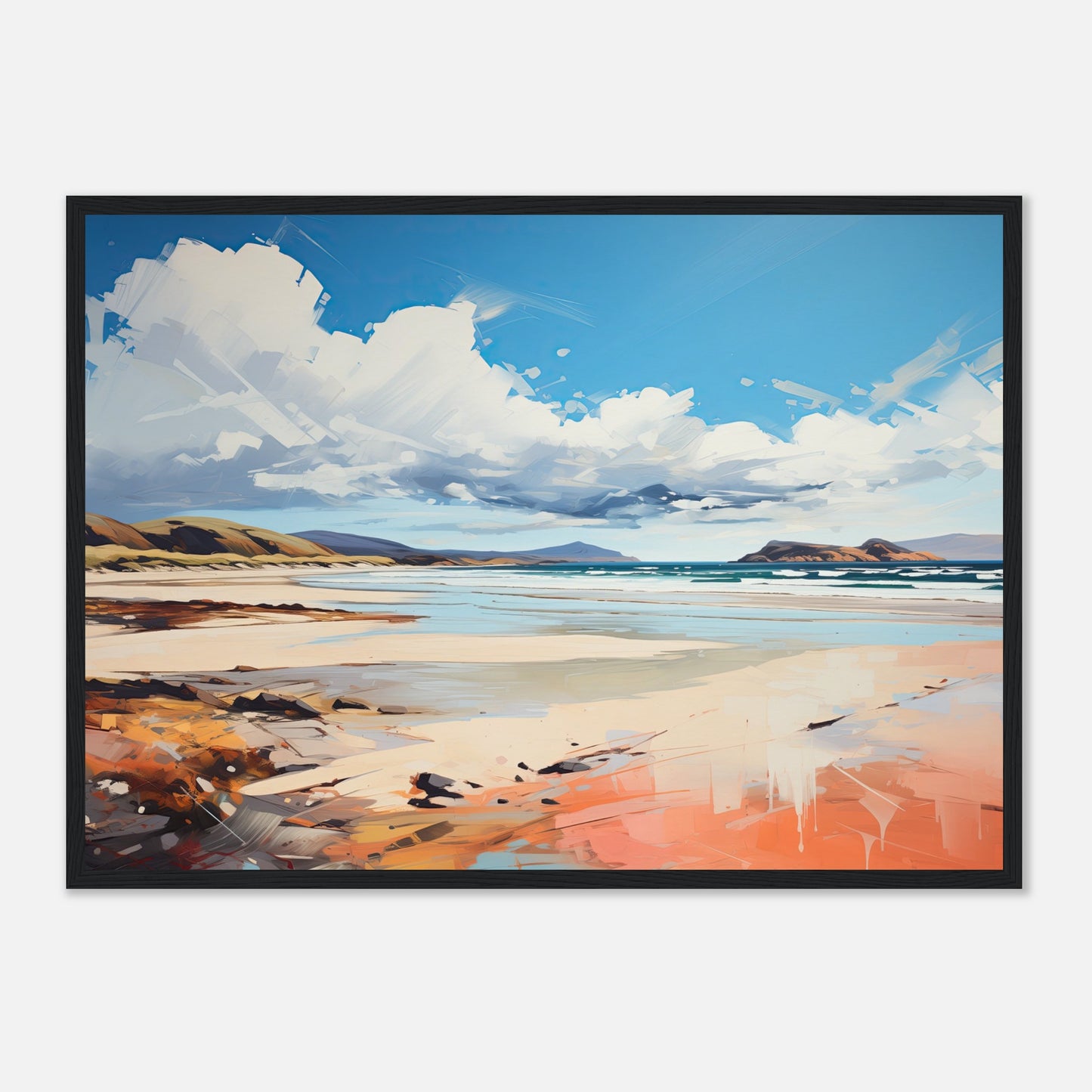 Bay of Fires II - Wooden Framed Print