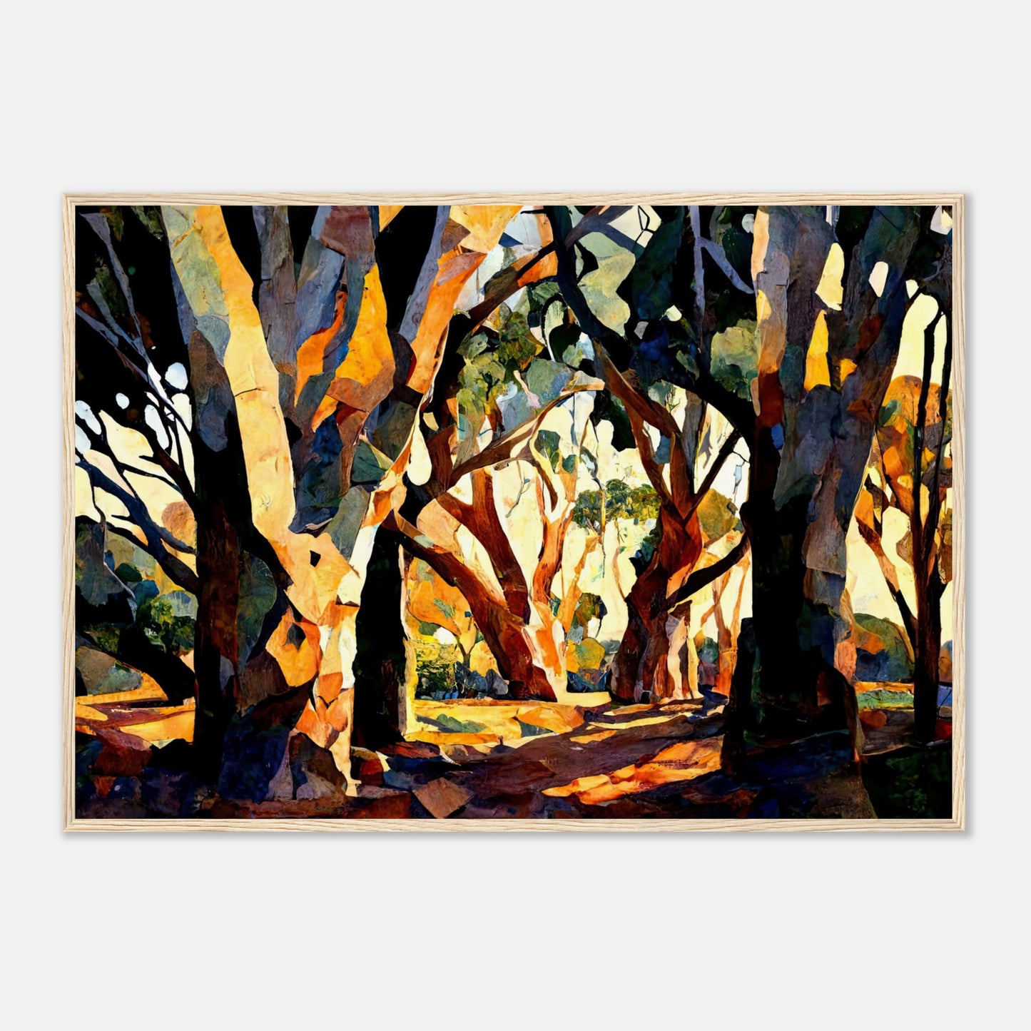 Gum Tree Radiance III - Wooden Framed Print