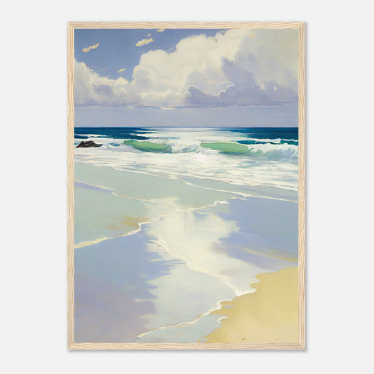 Midday Summer Salt - Wooden Framed Print