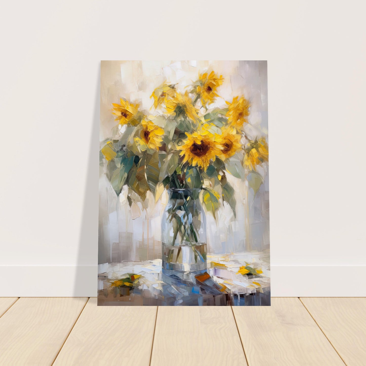 Expressive Sunflowers II - Unframed Print