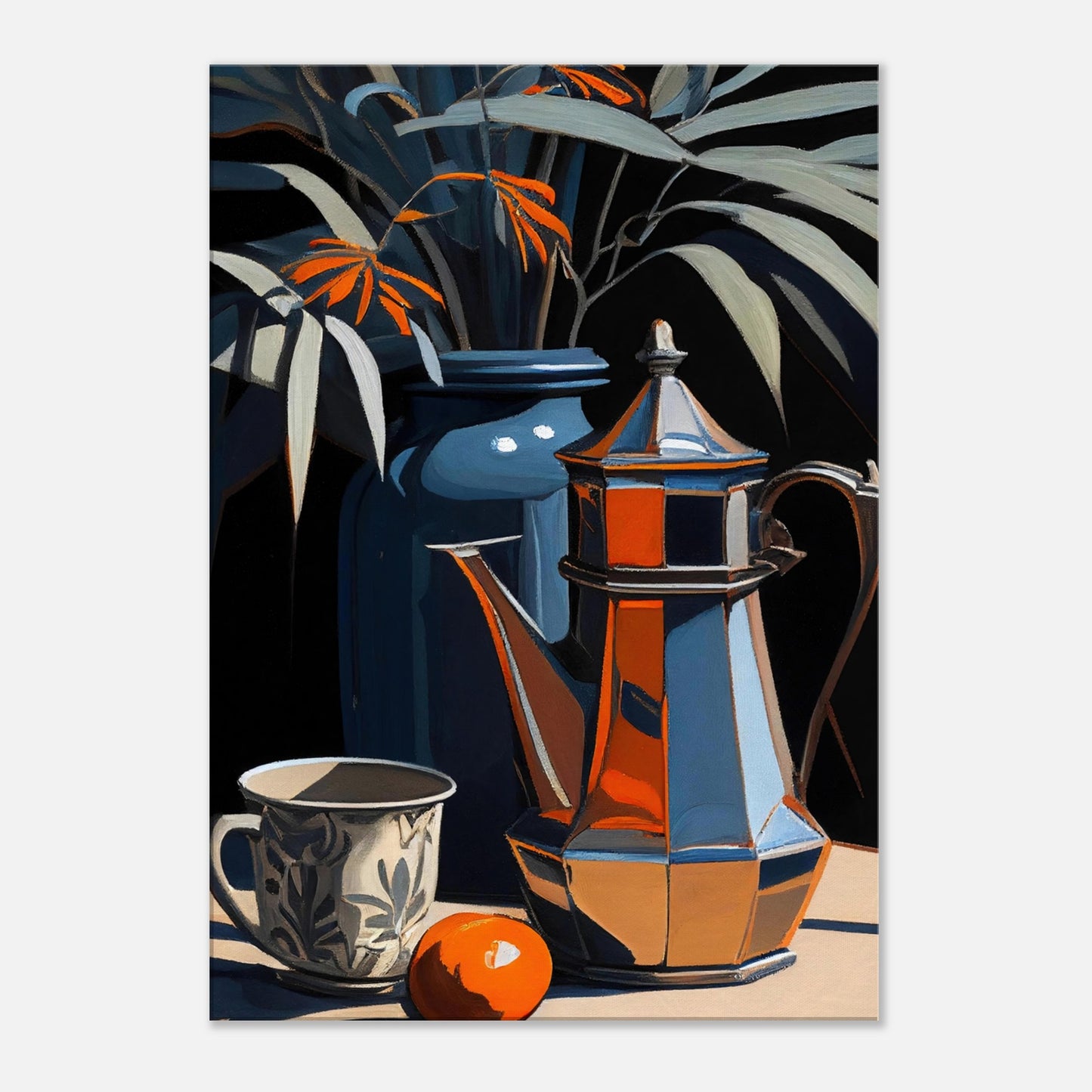 Coffee Pot Reflections - Canvas