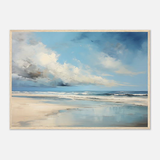 Silvered Tide II - Wooden Framed Print