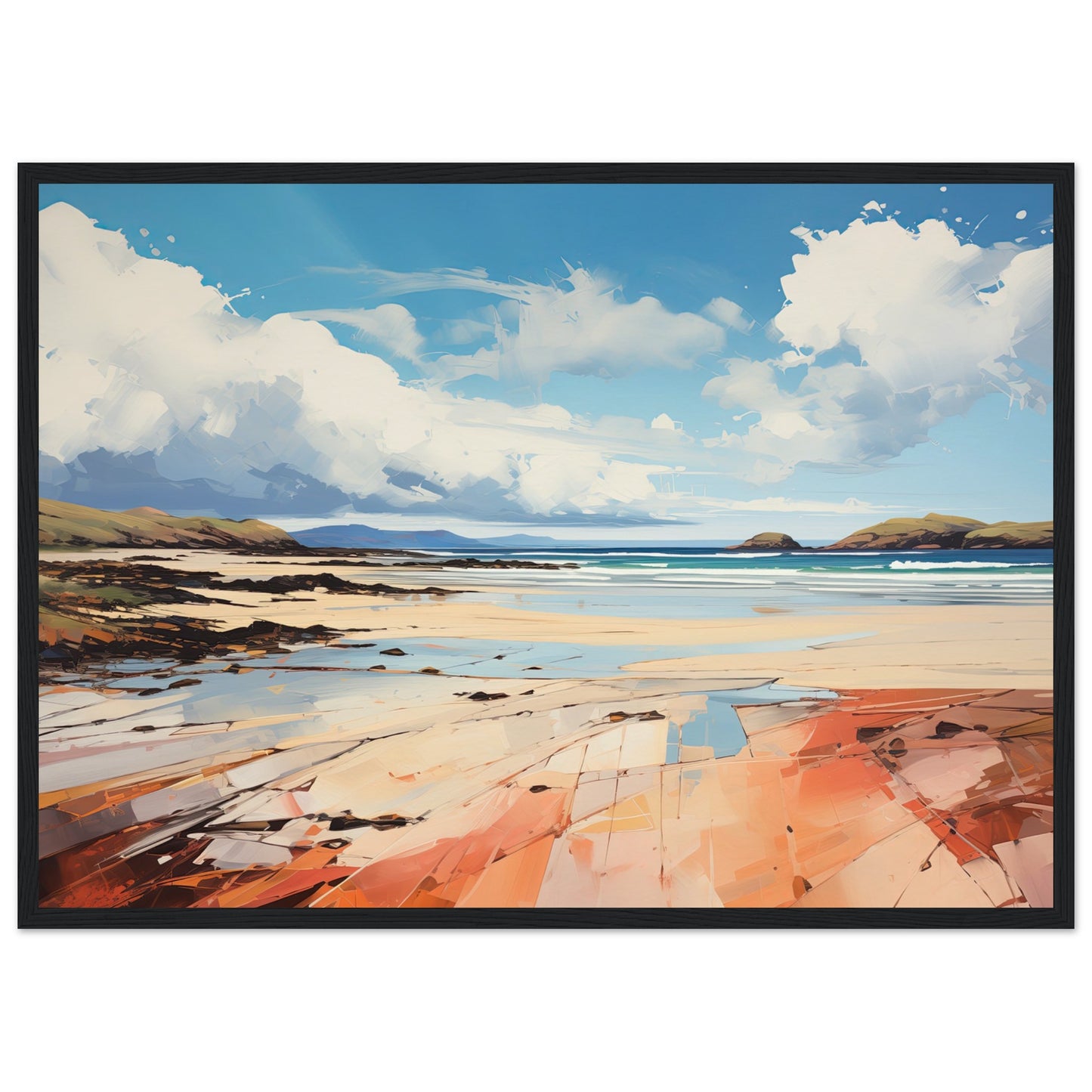 Bay of Fires III - Wooden Framed Print