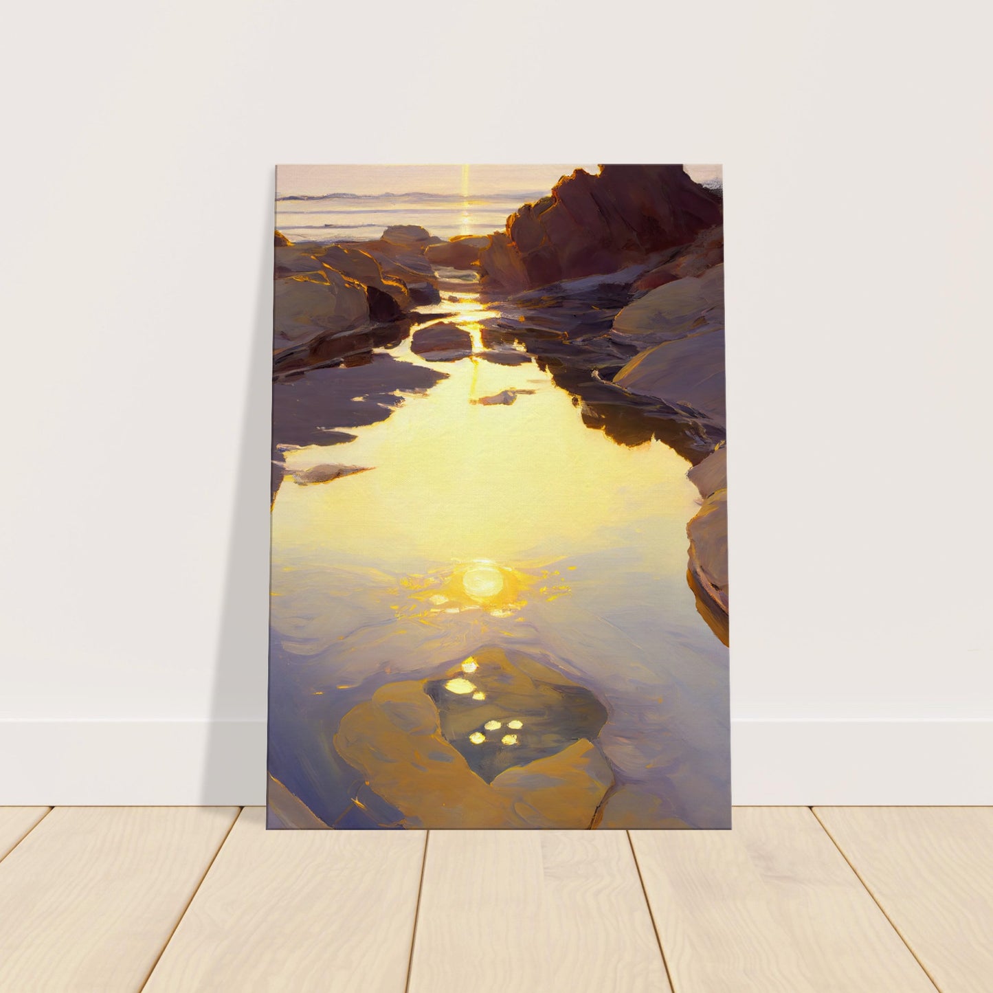 Shimmering Rockpool III - Canvas