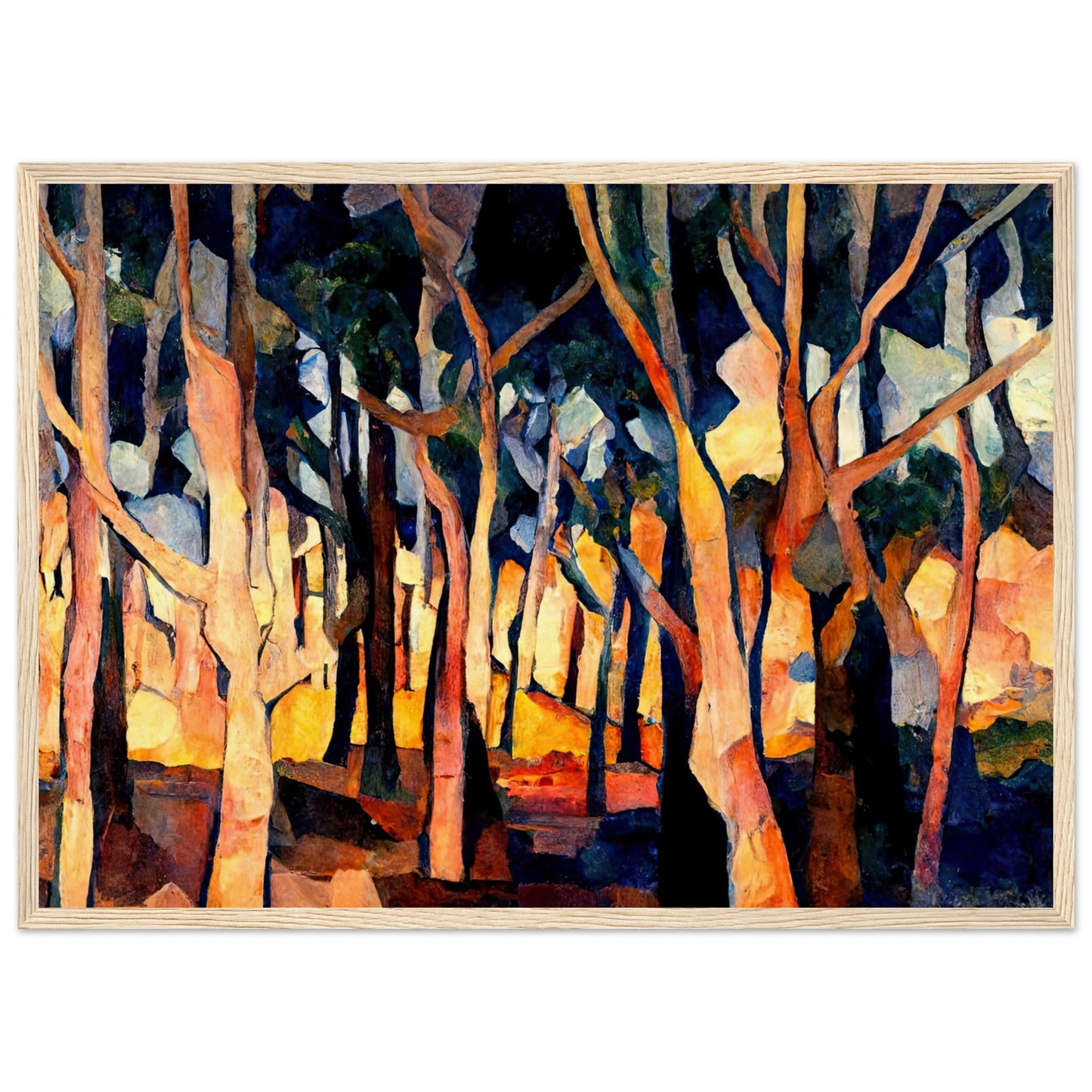 Gum Tree Radiance II - Wooden Framed Print