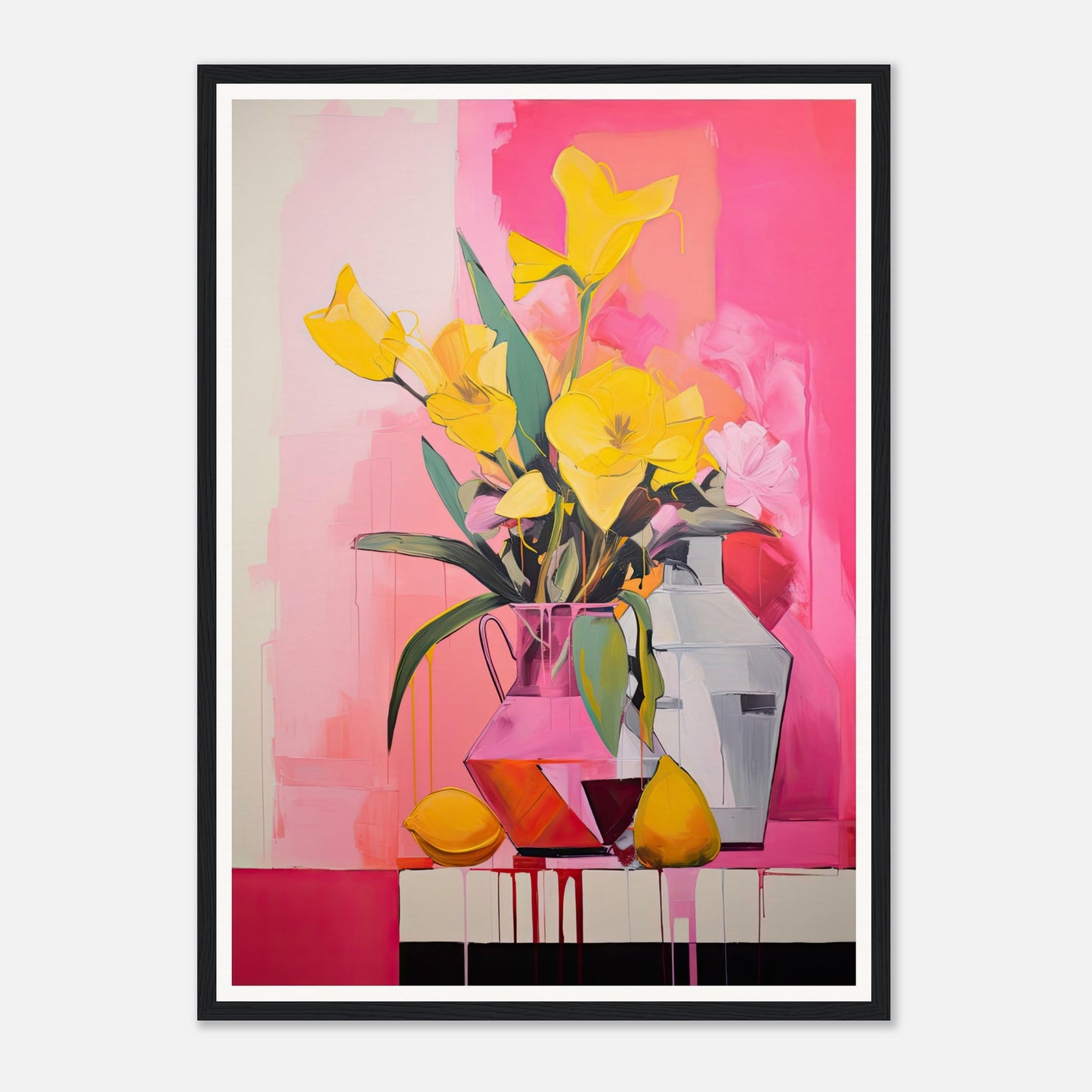 Radiant Blooms II - Wooden Framed Print