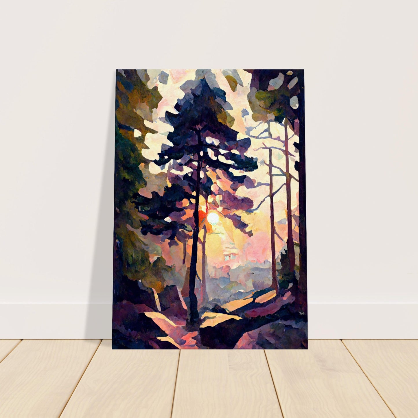 Pink Winter Morning I - Canvas