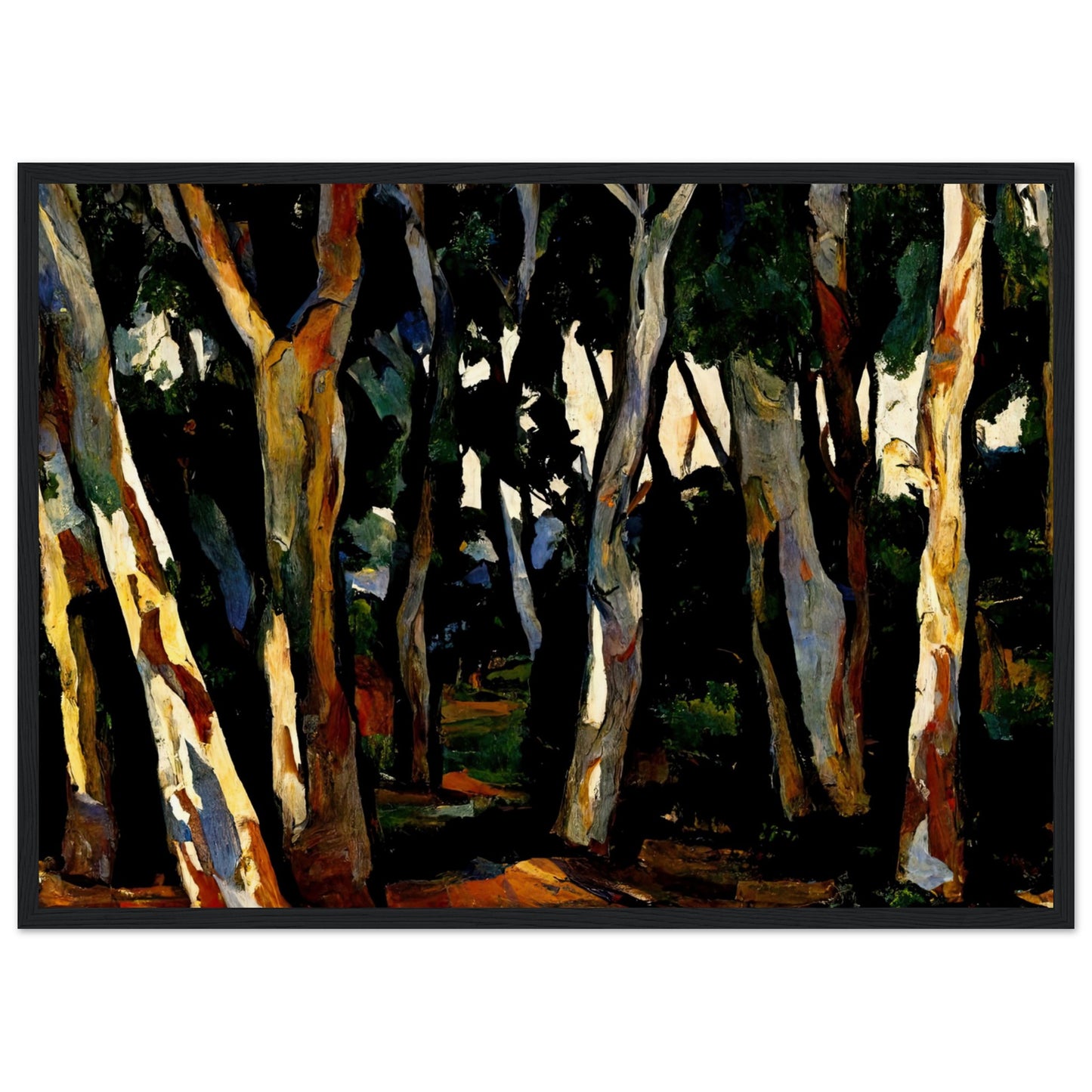 Gum Tree Radiance I - Wooden Framed Print