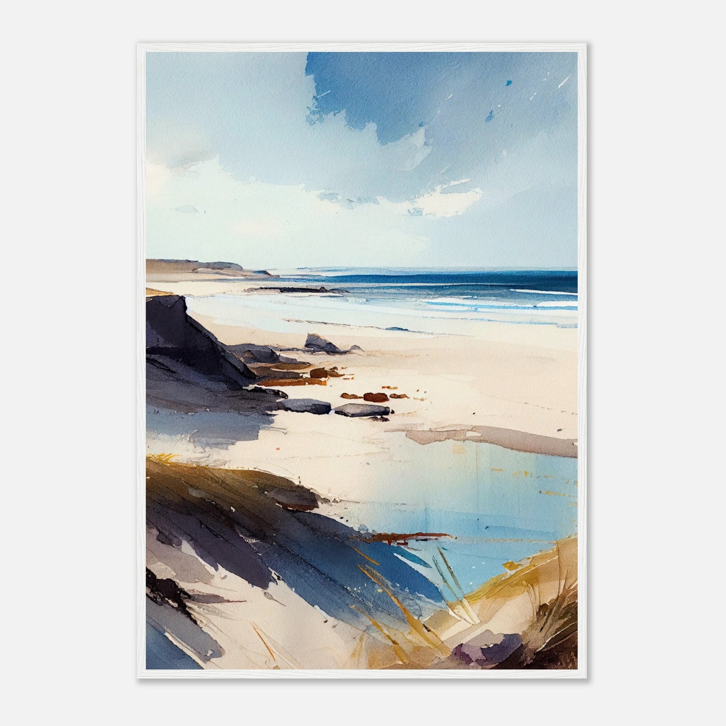 Arisaig Air I - Wooden Framed Print