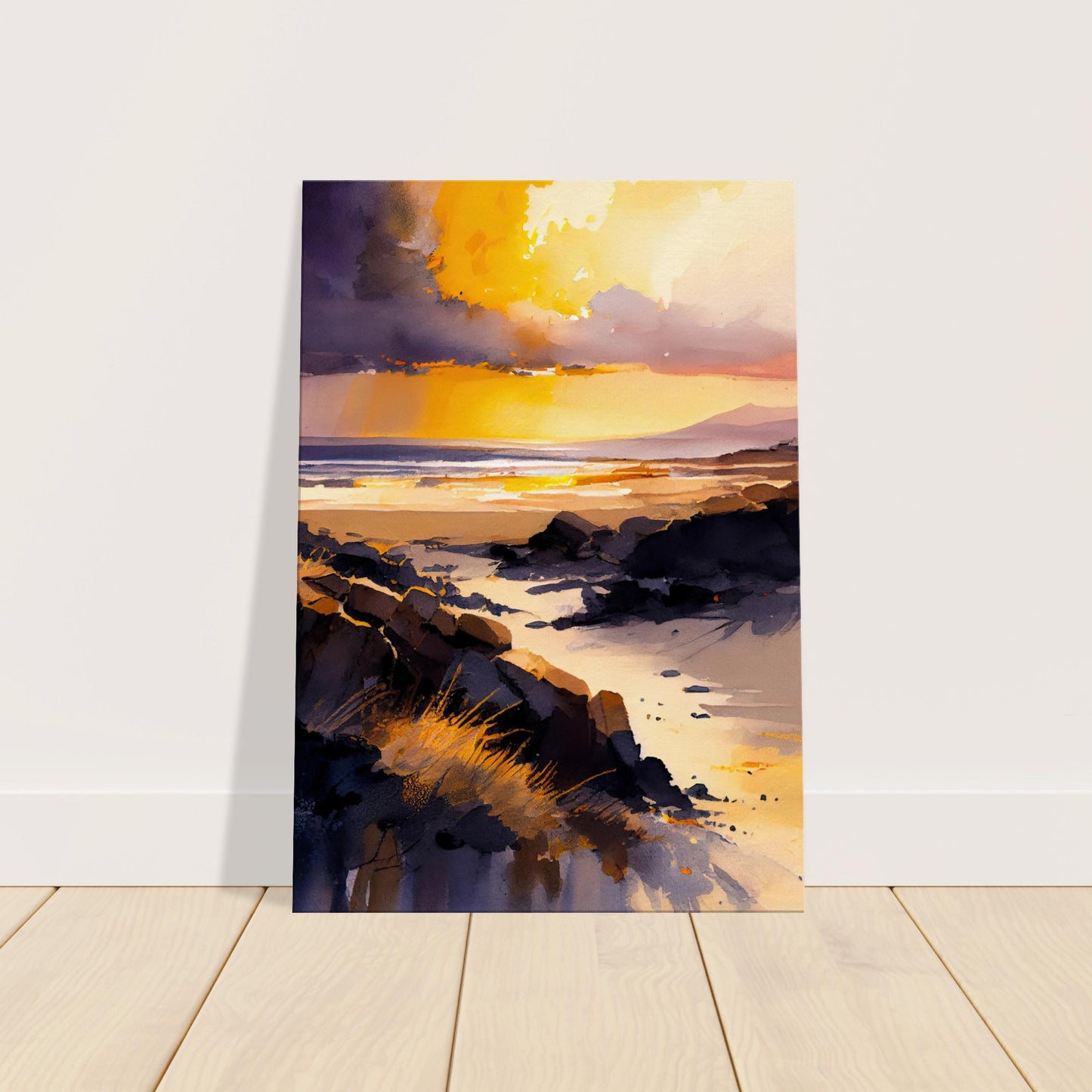 Traigh Mhor Sunset III - Canvas Art