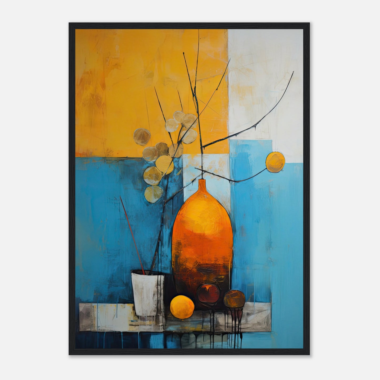 Vivid Harmony I - Wooden Framed Print