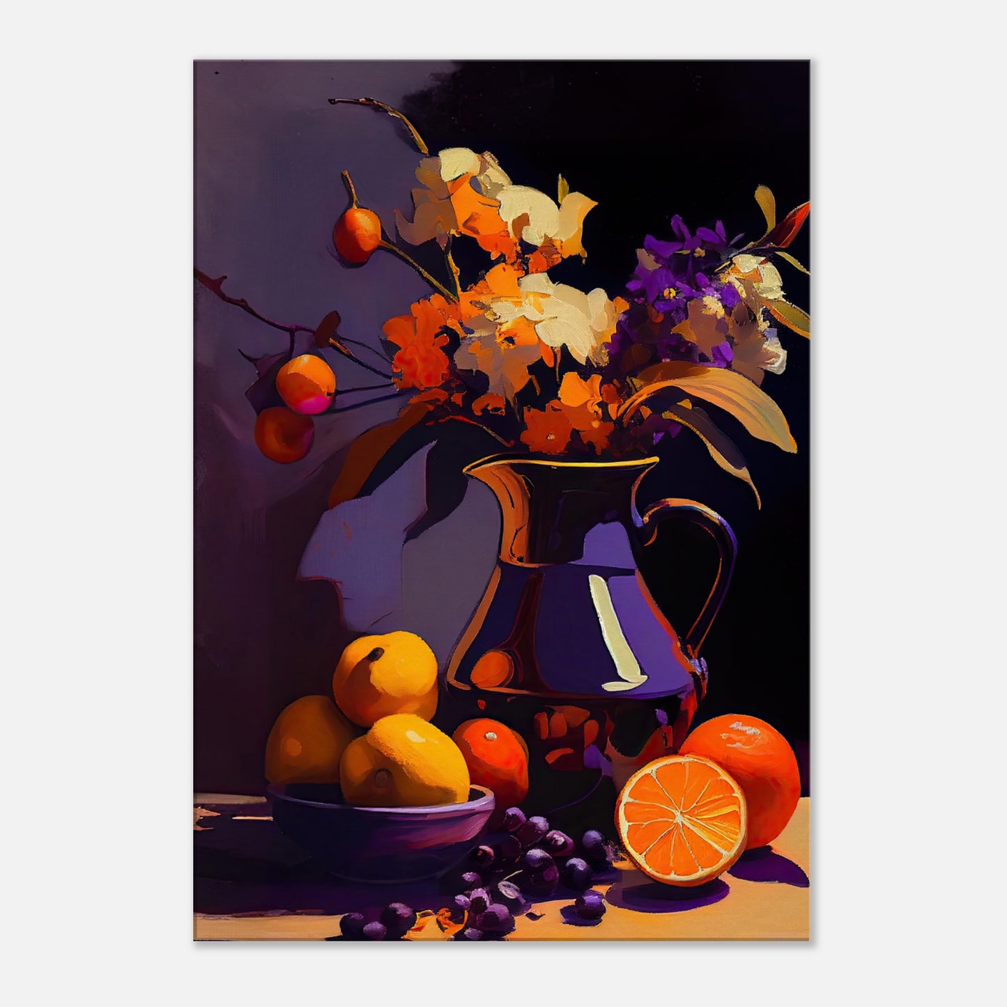Opulent Contrasts - Canvas