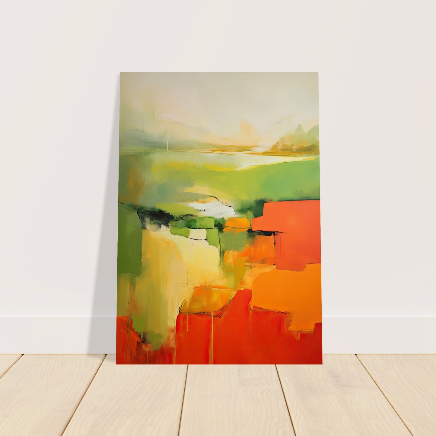 Red Earth, Emerald Dawn III - Unframed Print