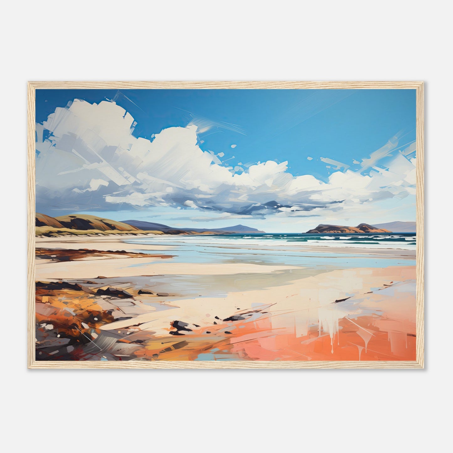 Bay of Fires II - Wooden Framed Print