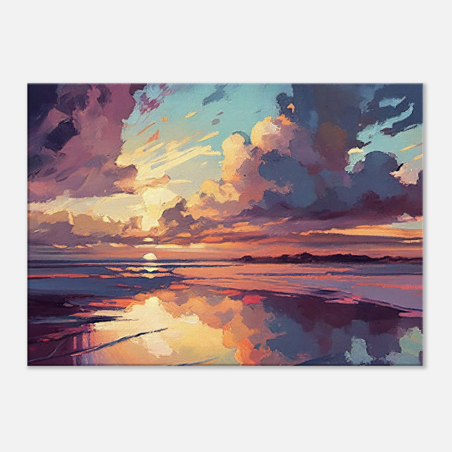 Amethyst Sunset I - Canvas Wall Art