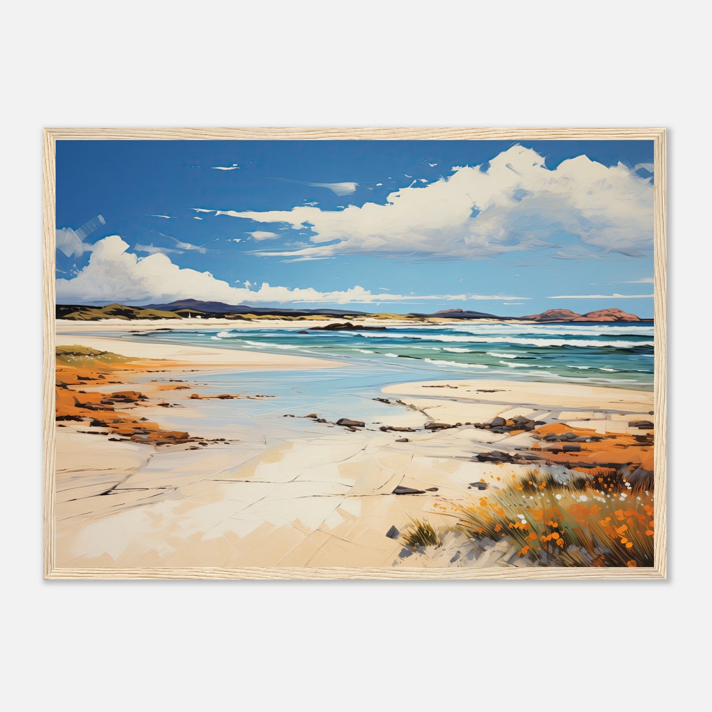 Bay of Fires I - Wooden Framed Print