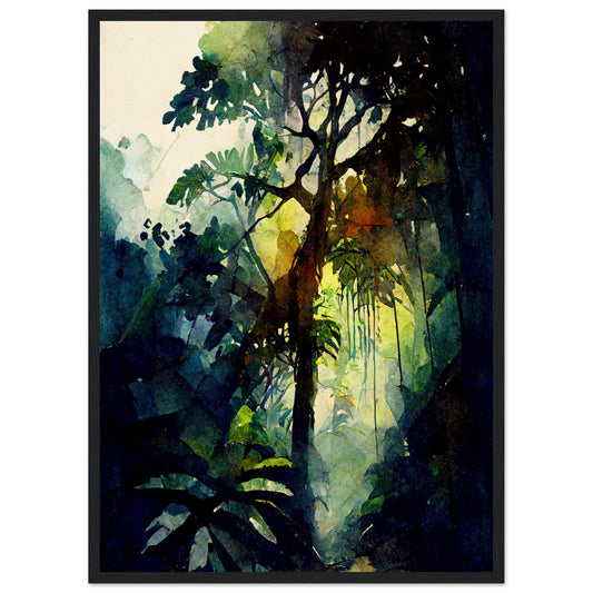 Deep in the Daintree I - Wooden Framed Poster