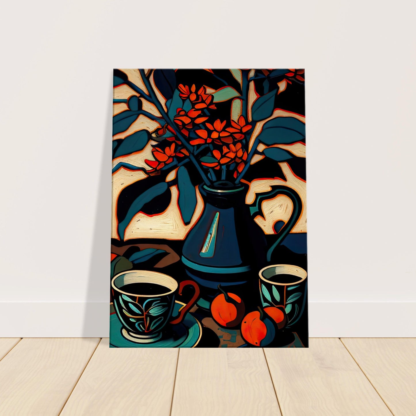 Coffee & Blooms - Canvas